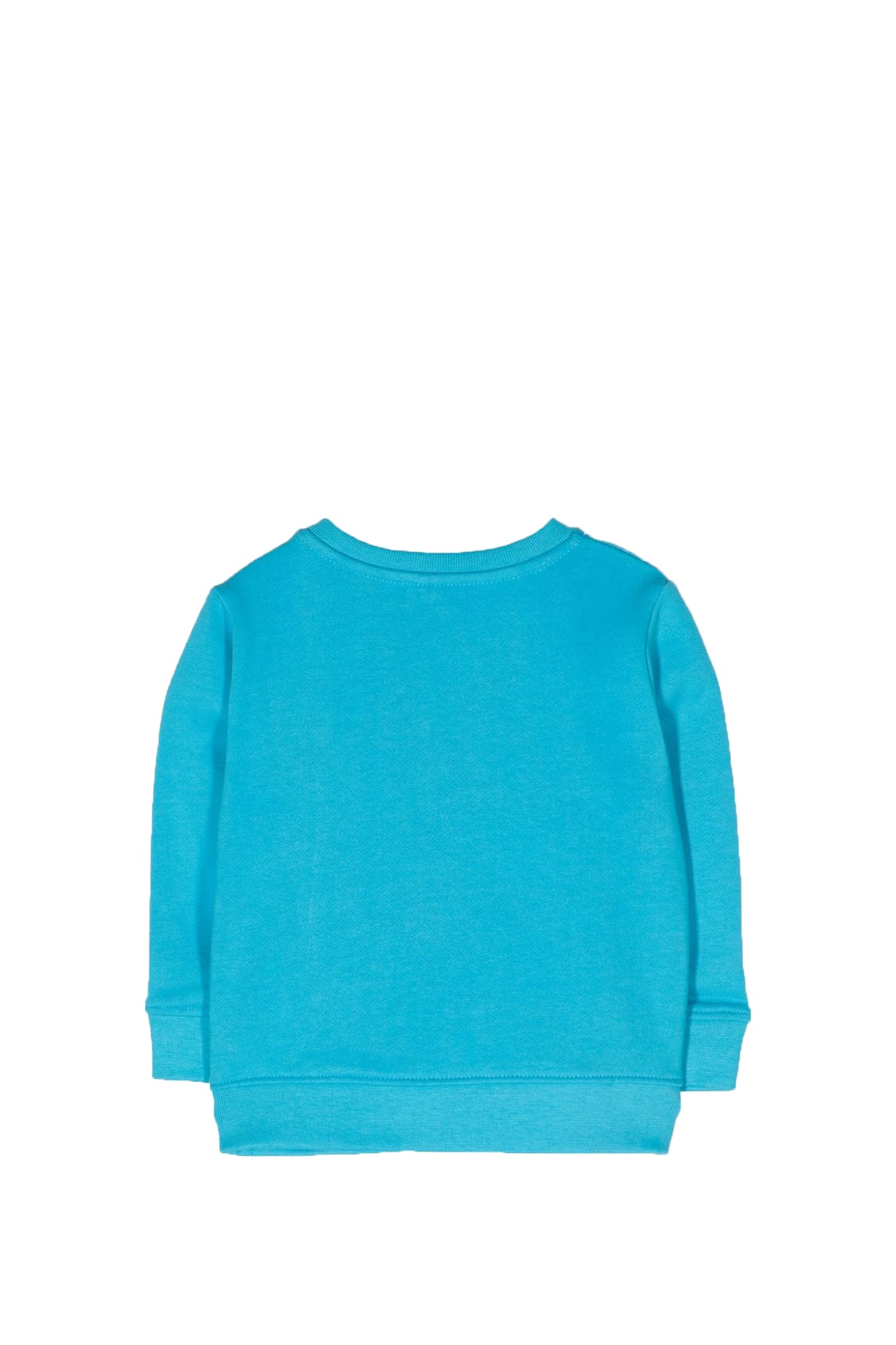 Shop Stella Mccartney Cotton Sweatshirt In Light Blue