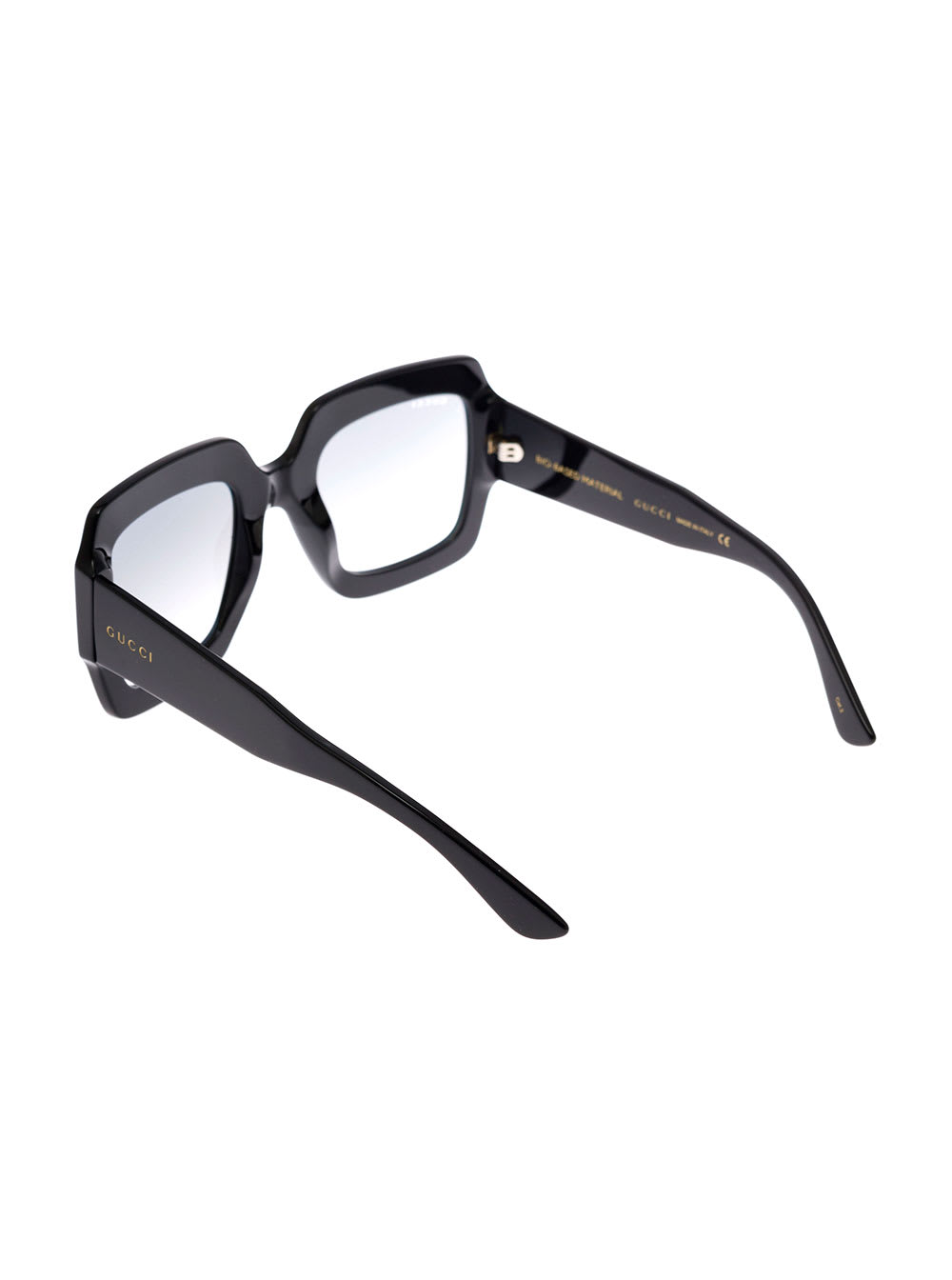 Gucci Womans Black Acetate Sunglasses In Black