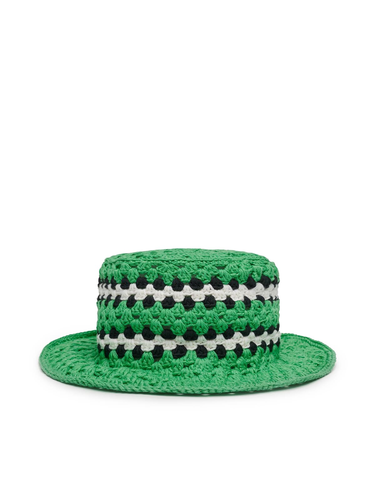 Amiri Crochet Bucket Hat In Green