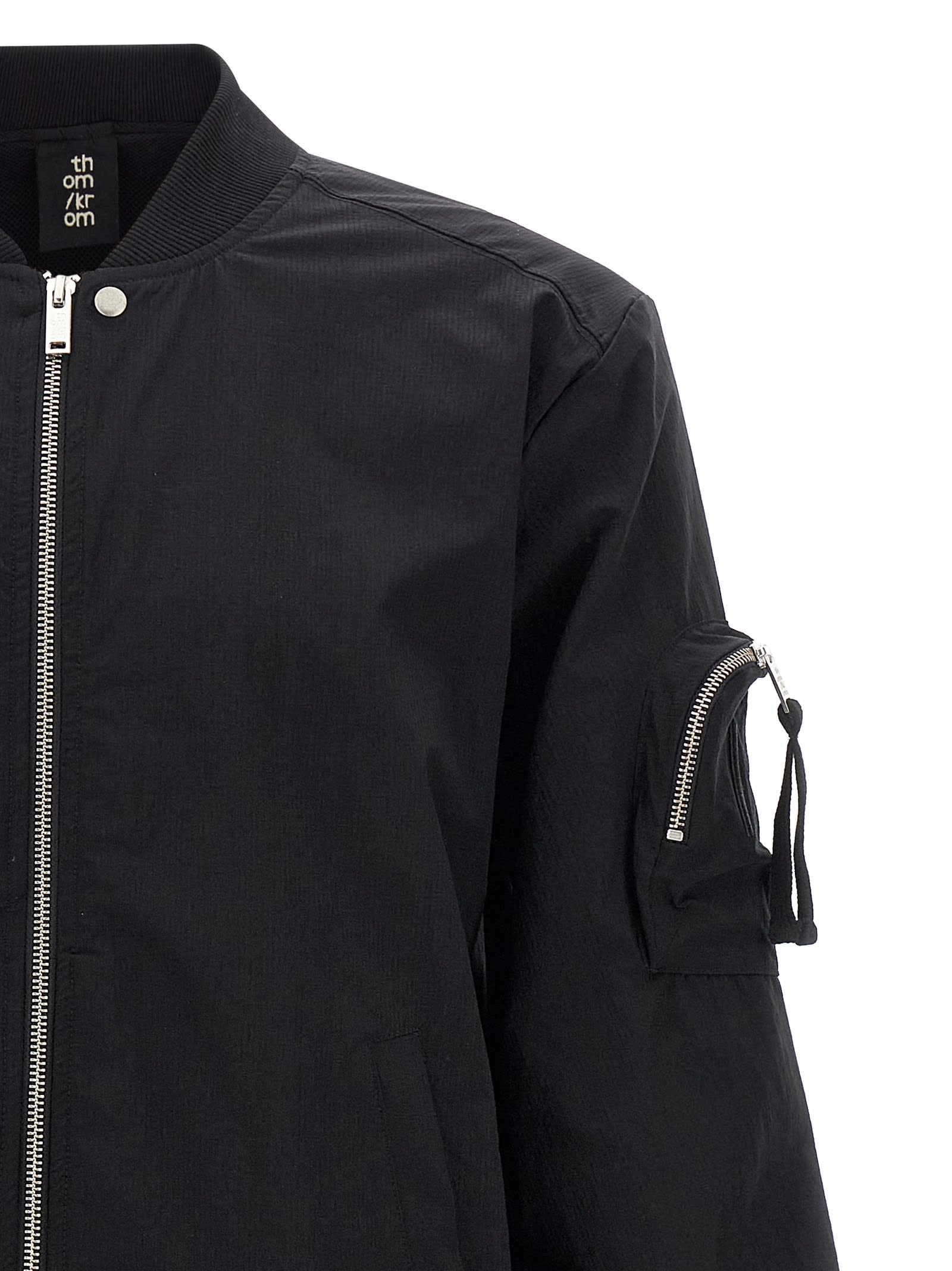 Thom Krom Men Jacket Full Zip In Black