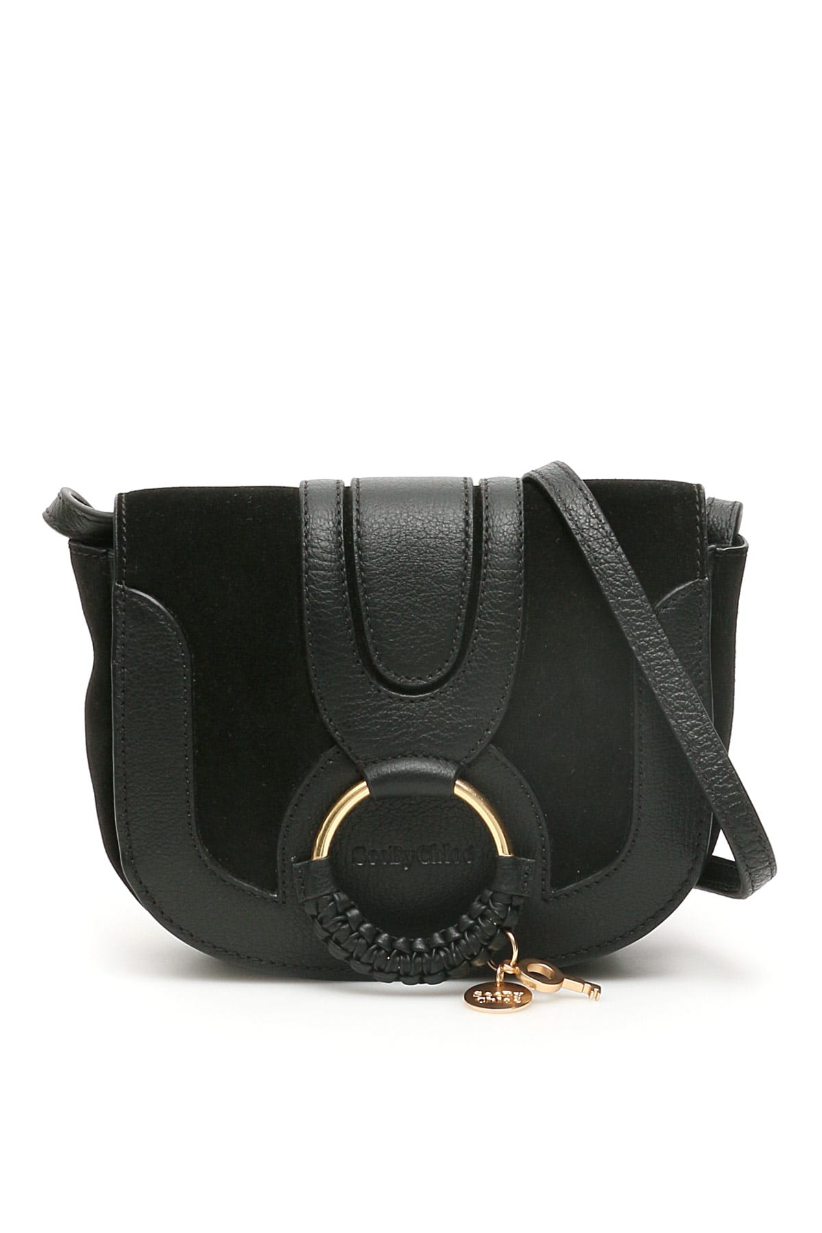 Shop See By Chloé Mini Hana Shoulder Bag In Black
