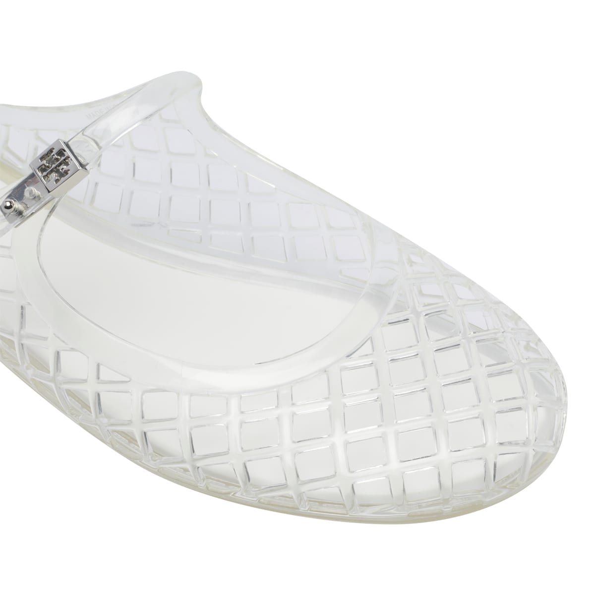 Tory Burch Mellow Jelly Mary Jane In Silver