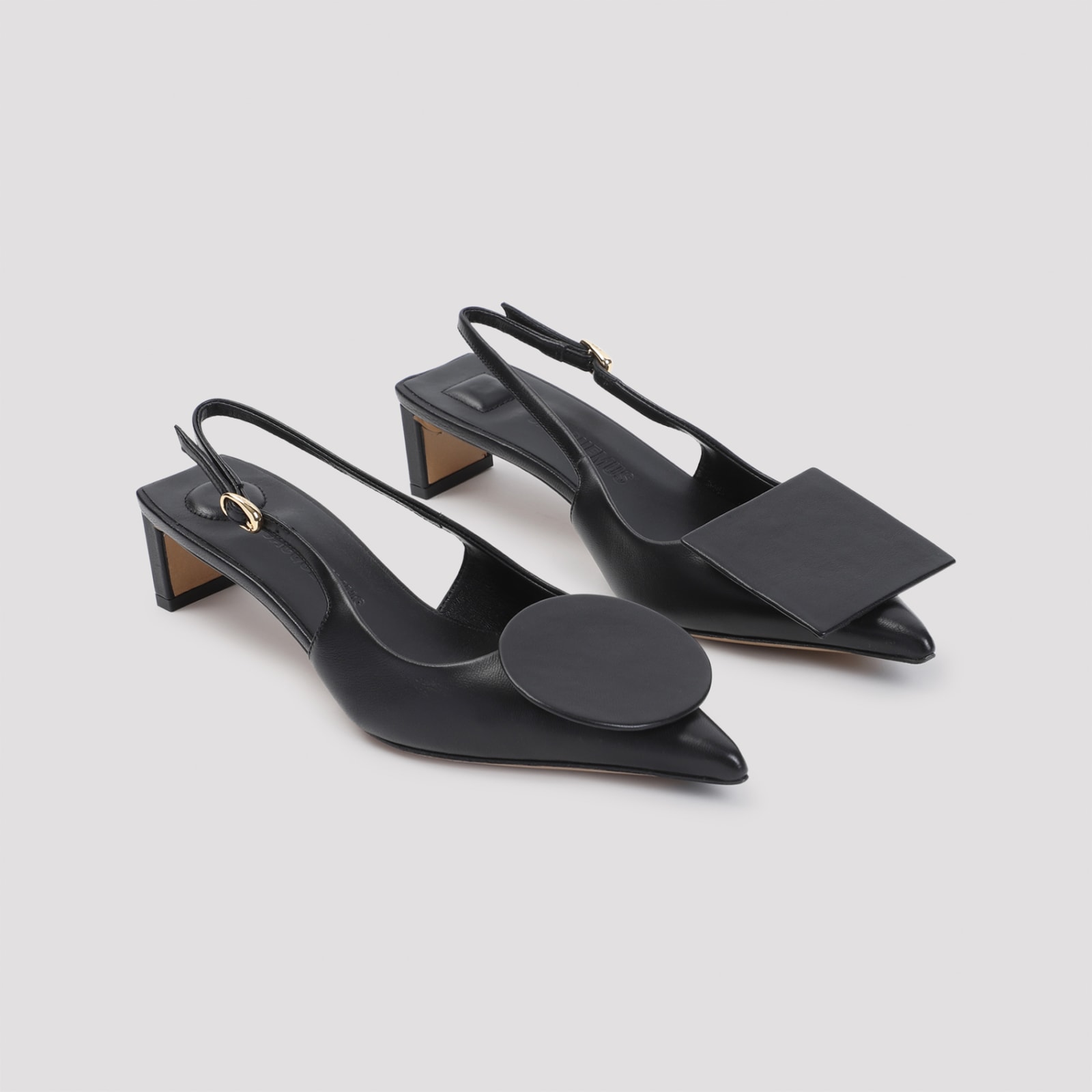 Shop Jacquemus Les Slingbacks Duelo B Pumps In Black