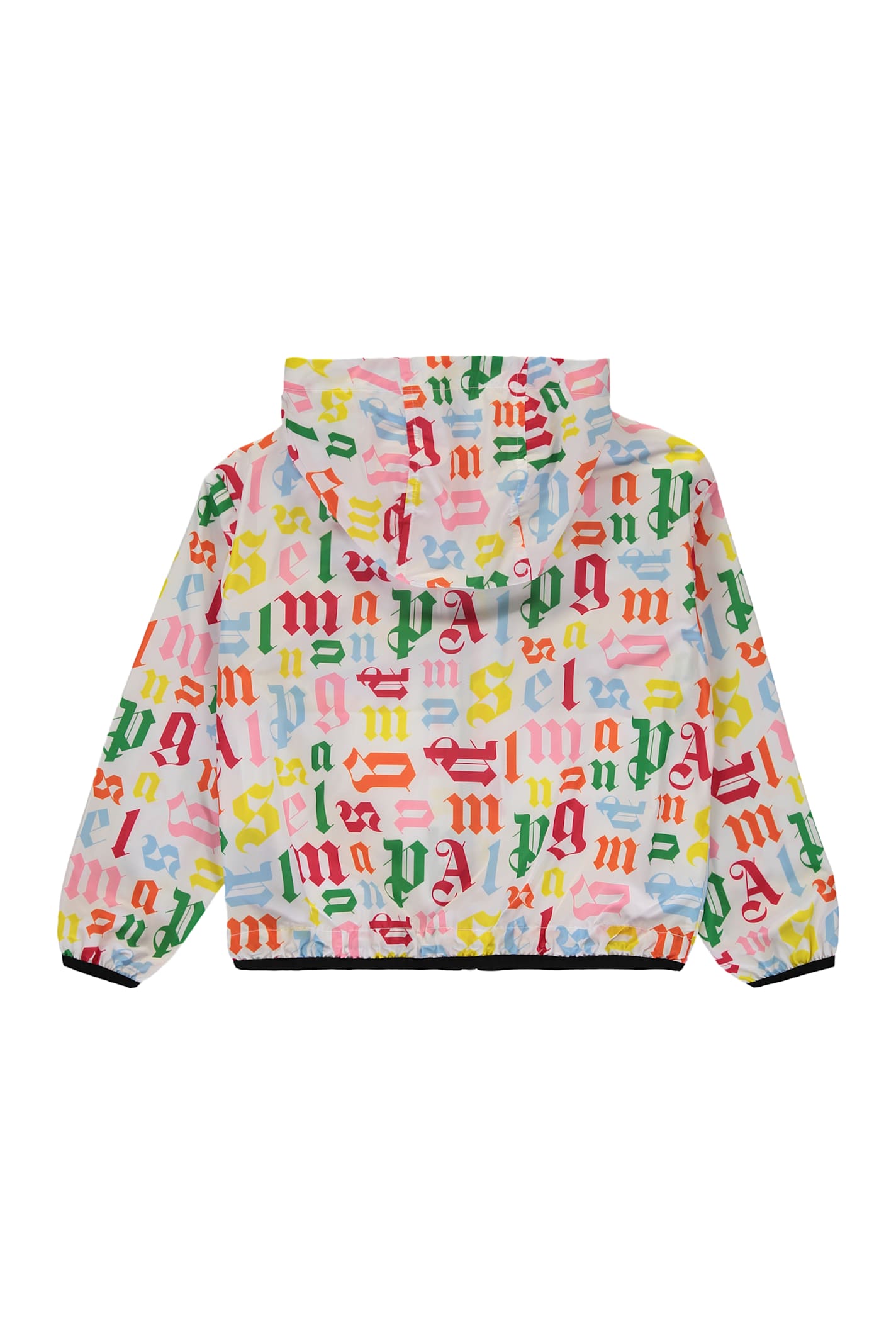 Palm Angels Technical Fabric Hooded Jacket In Multicolor