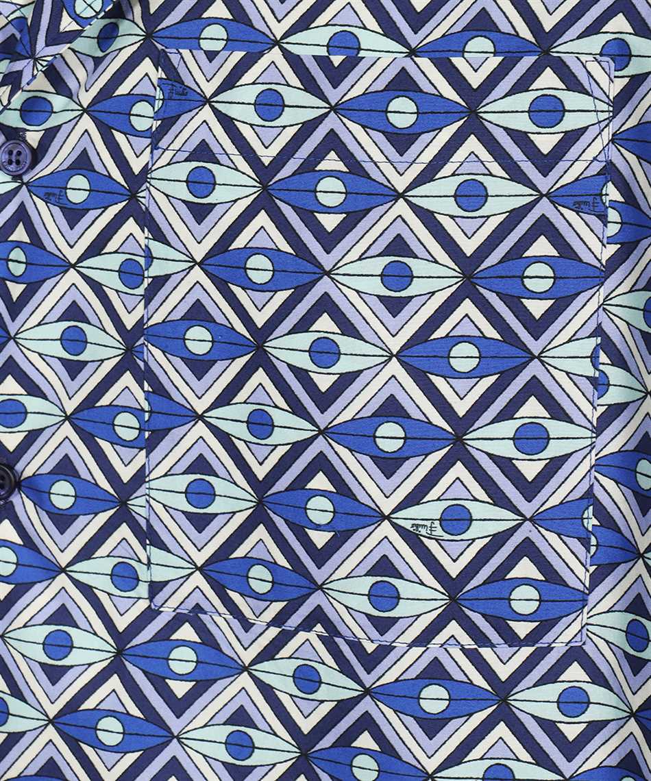 Pucci Printed Cotton Shirt In Multi