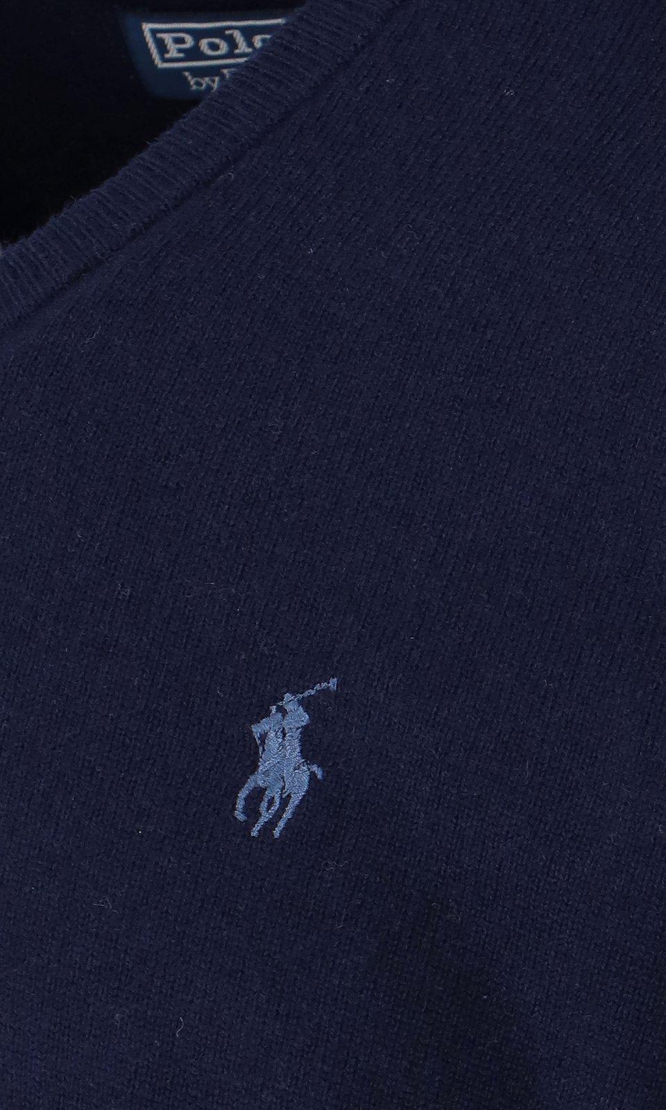 Shop Polo Ralph Lauren Pony Embroidered Knit Jumper In Blue