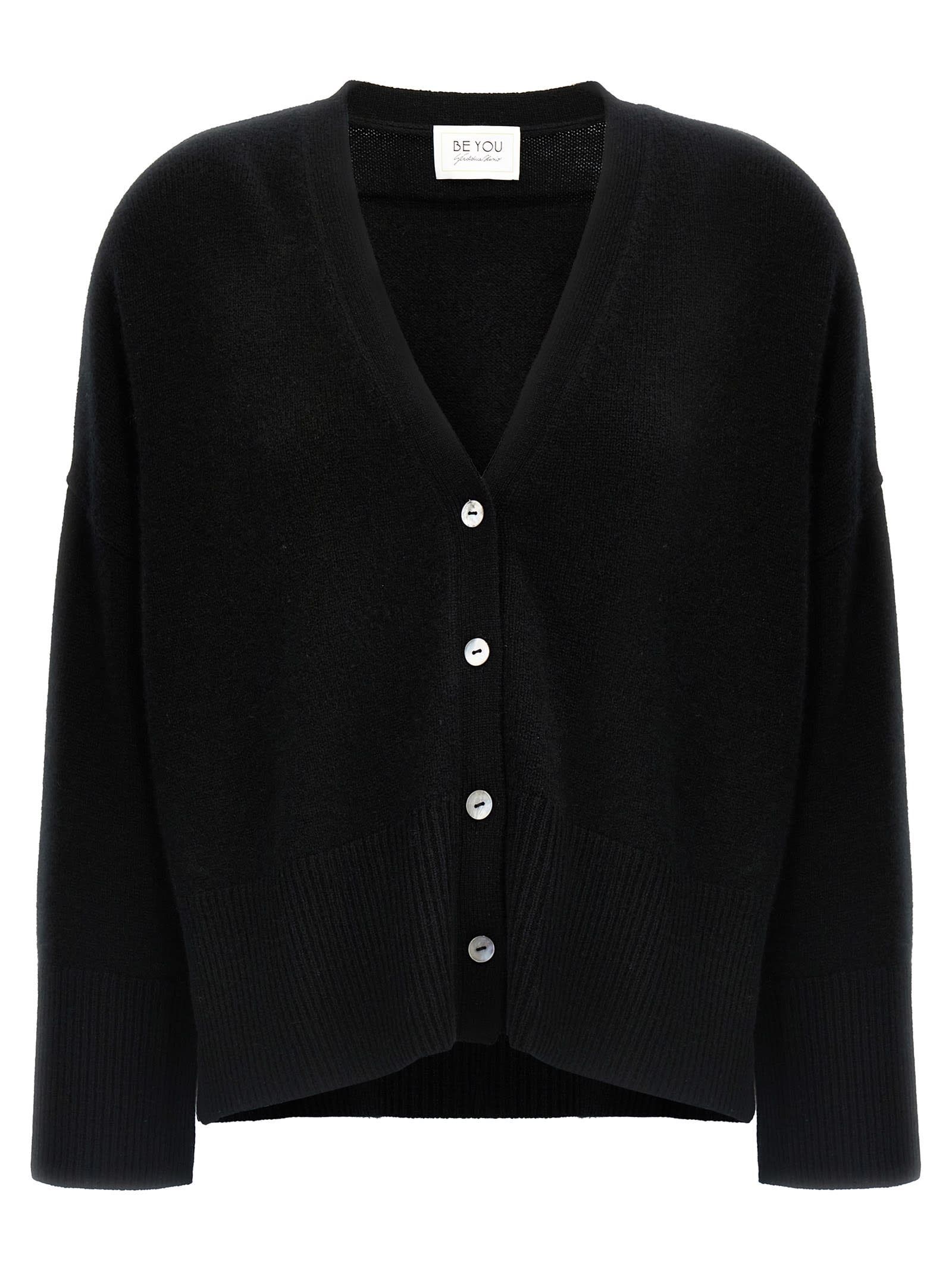 Shop Be You Lady 38 Cardigan In Black