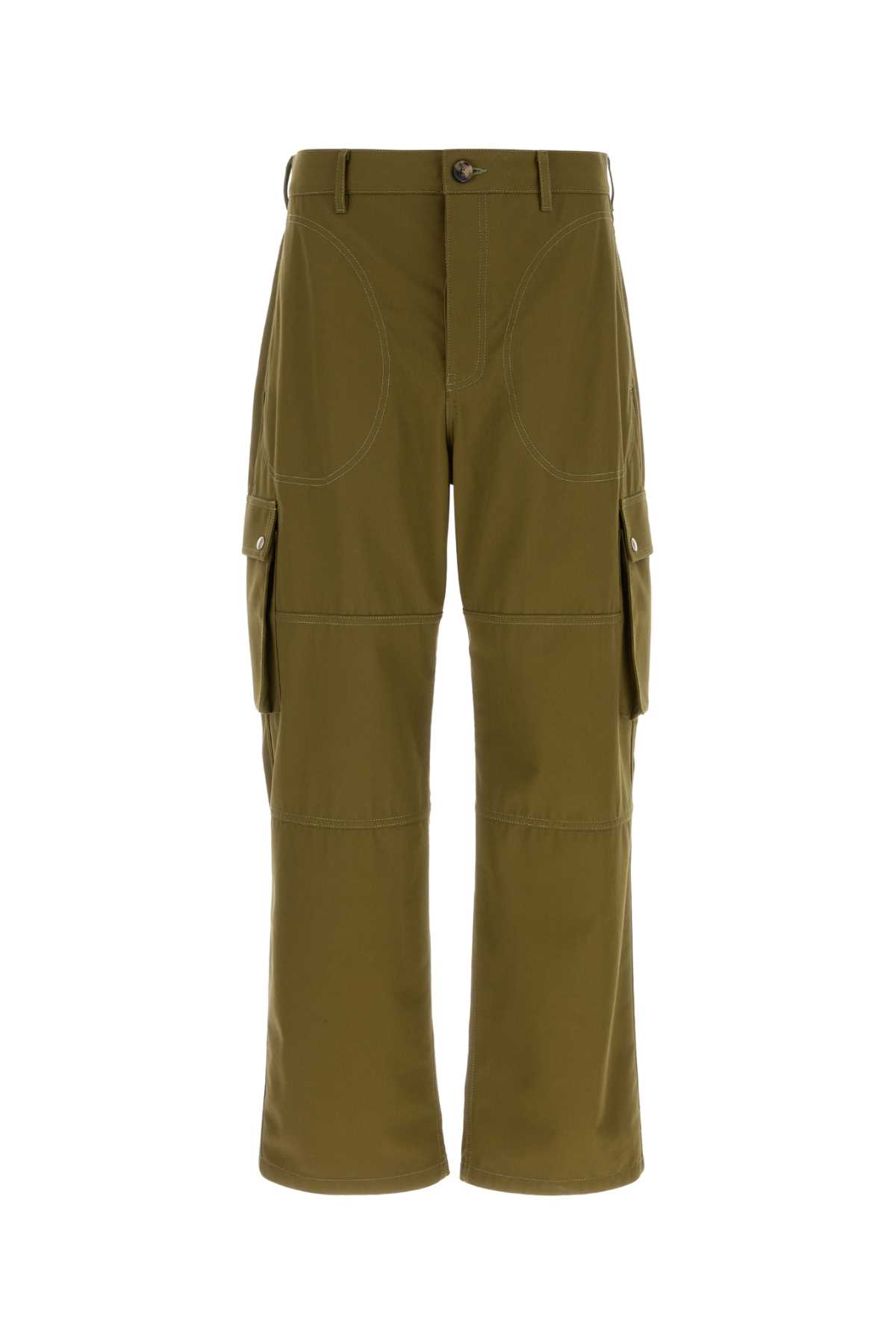 Khaki Cotton Cargo Pant