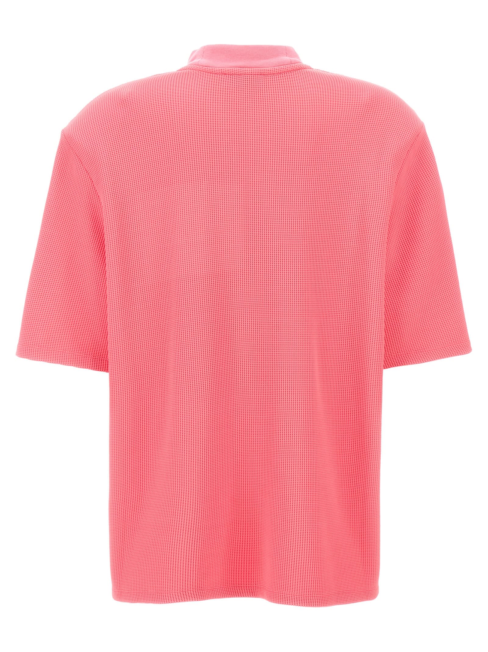 Shop Attico Kilie T-shirt In Fuchsia