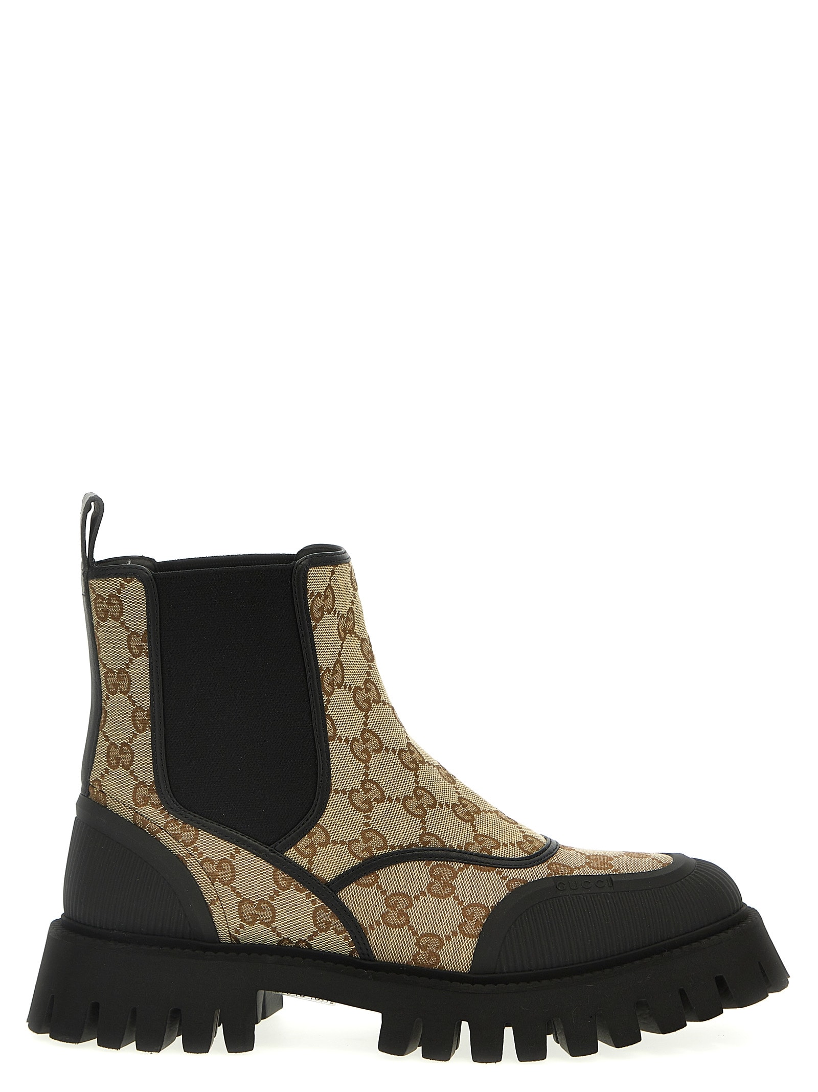 Shop Gucci Original Gg Ankle Boots In Multicolor