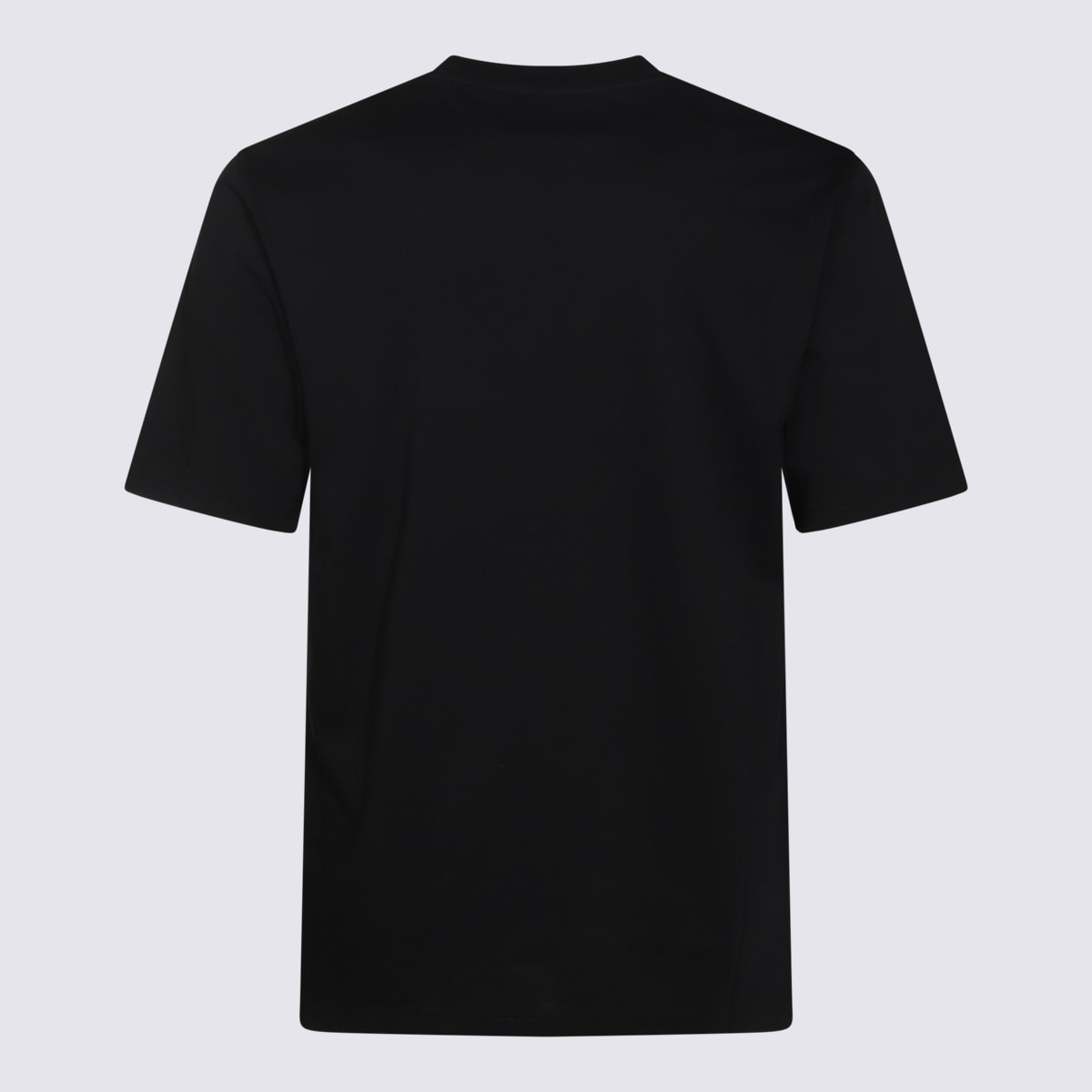 Shop Moschino Black Cotton T-shirt