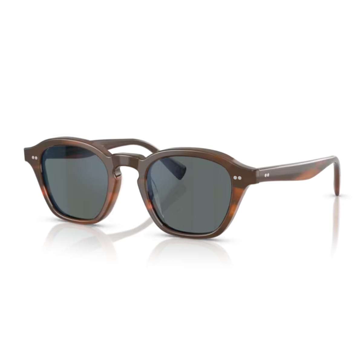 Oliver Peoples Womens Green Ov5580su Eyles Square-frame Acetate Sunglasses In Brown