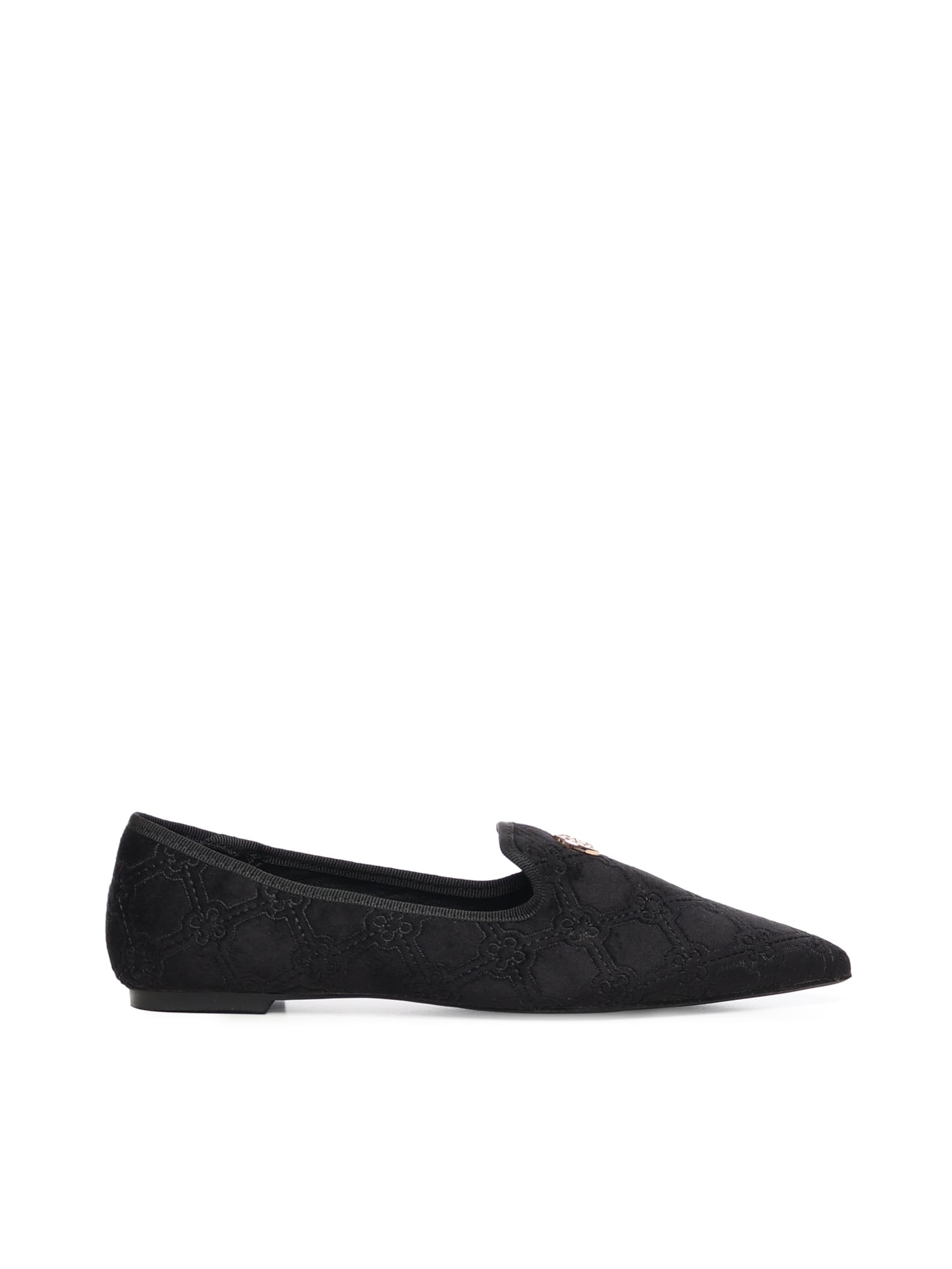 V73 Iris Winter Loafers With Logo In Black