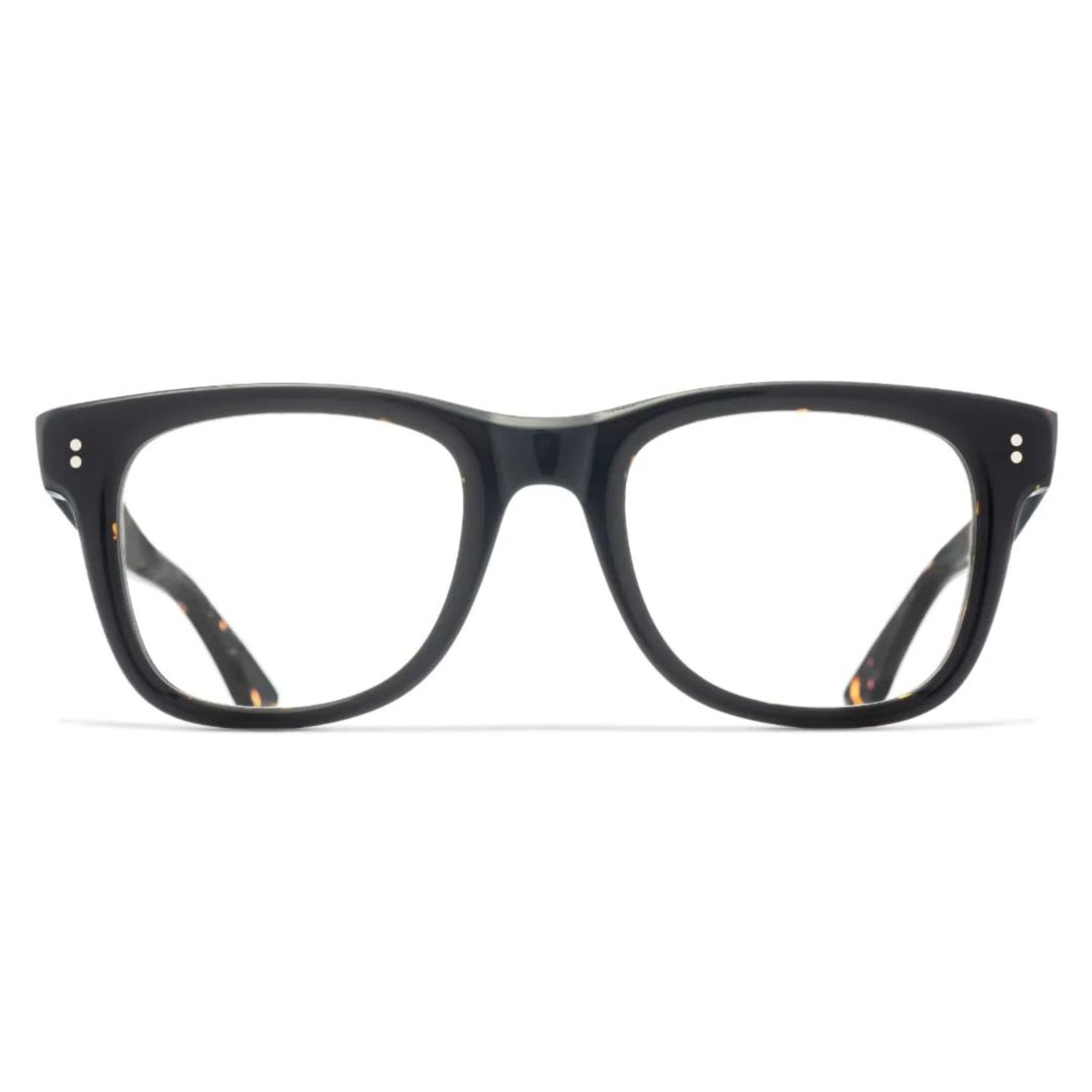 Shop Cutler And Gross 9101-01 51mm Black On Havana Optical Glasses