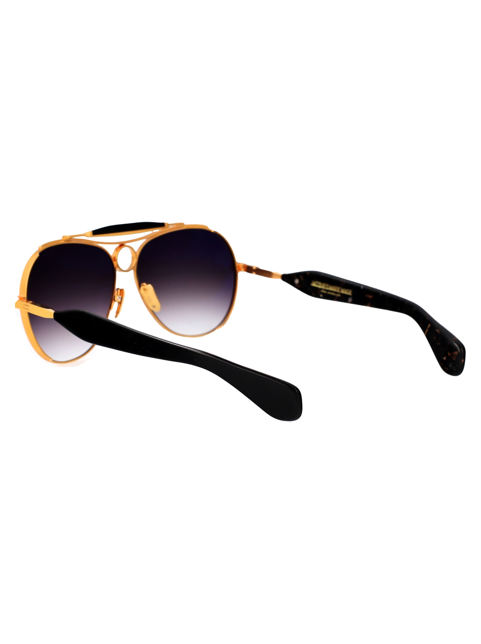 Shop Jacques Marie Mage Aspen Sunglasses In Gold