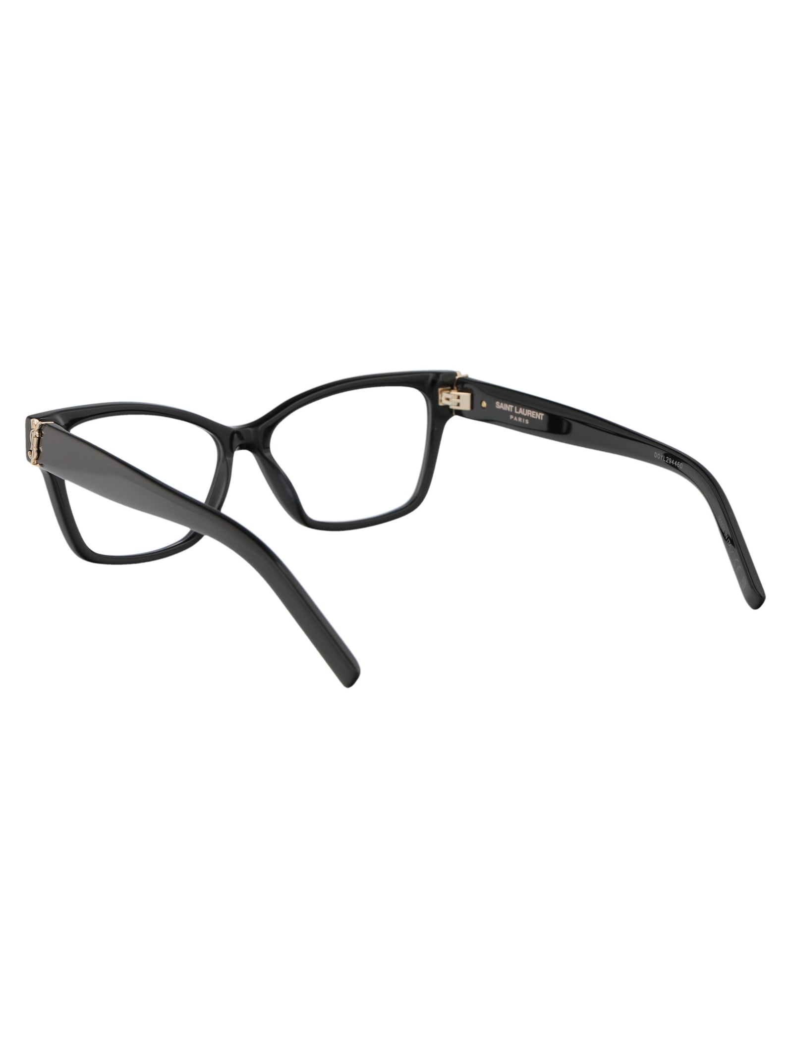 Saint Laurent Sl M116 Glasses In 001 Black Black Transparent