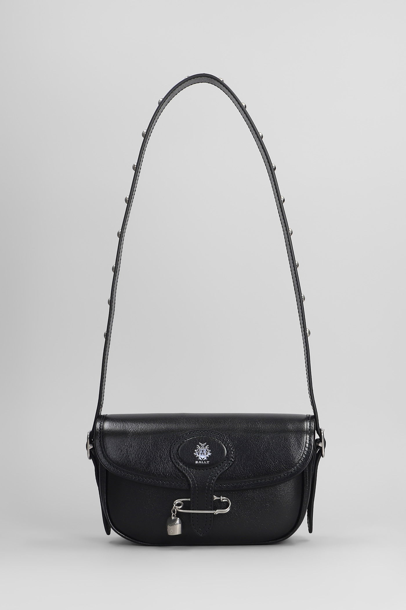 Beckett Cross Shoulder Bag In Black Leather