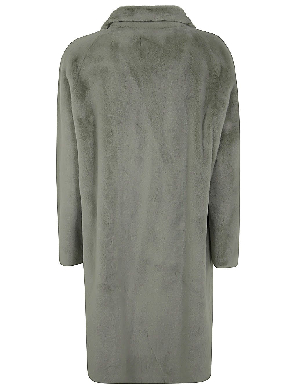 Shop Betta Corradi 2 Bottons Coat In Light Green