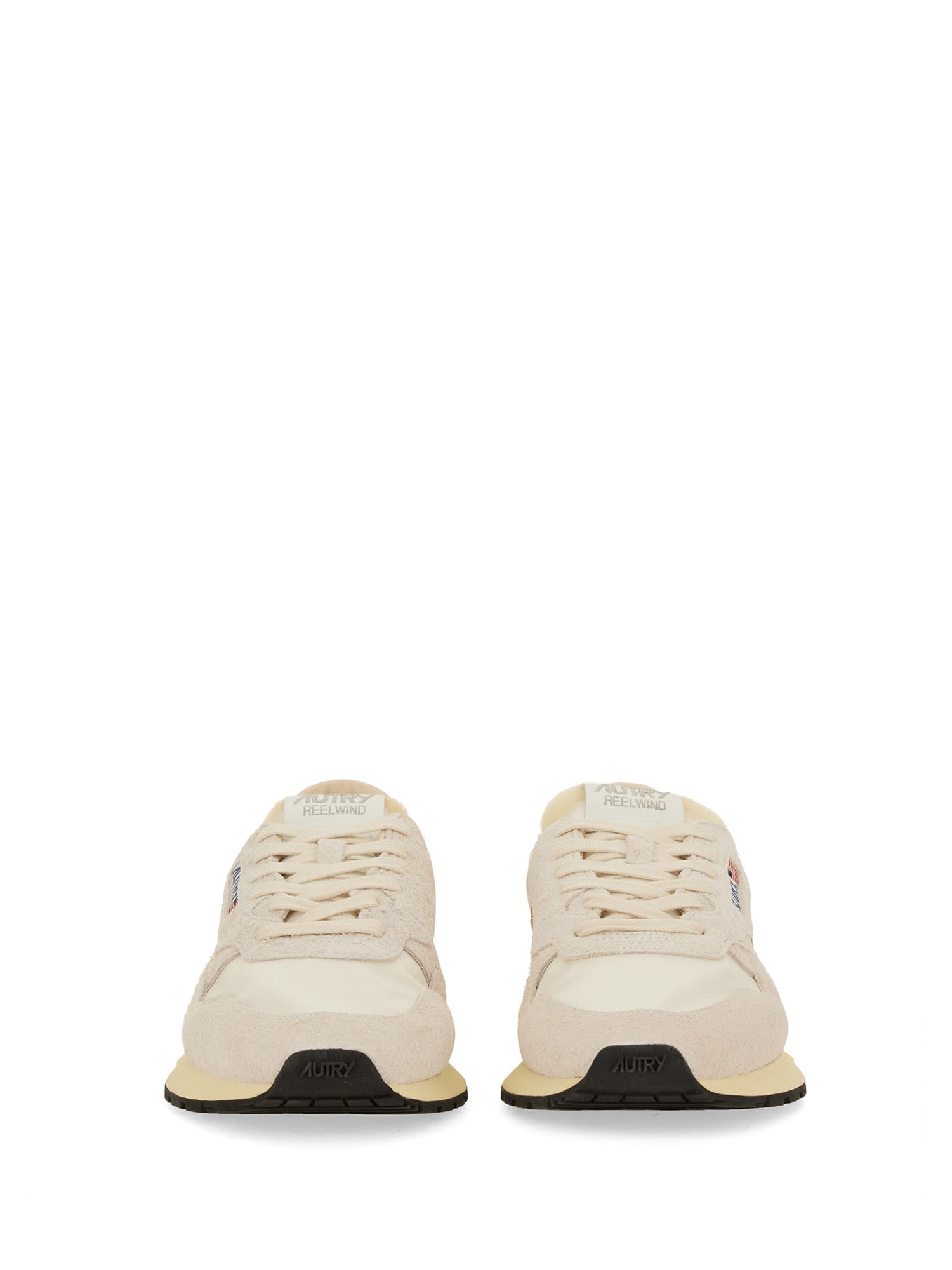 Shop Autry Whirlwind Low Sneaker In Beige