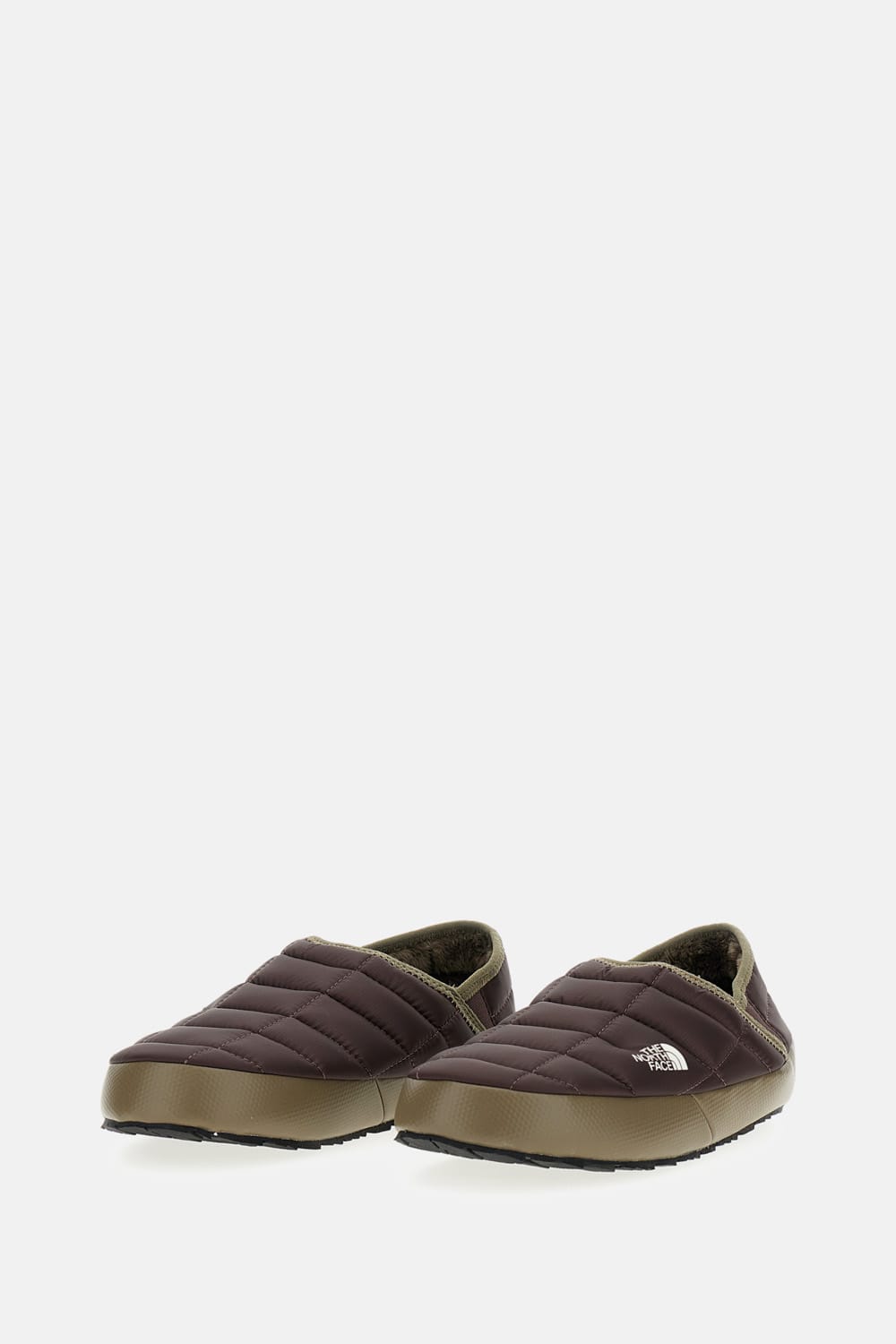 The North Face Brown Logo Loafers In Brown