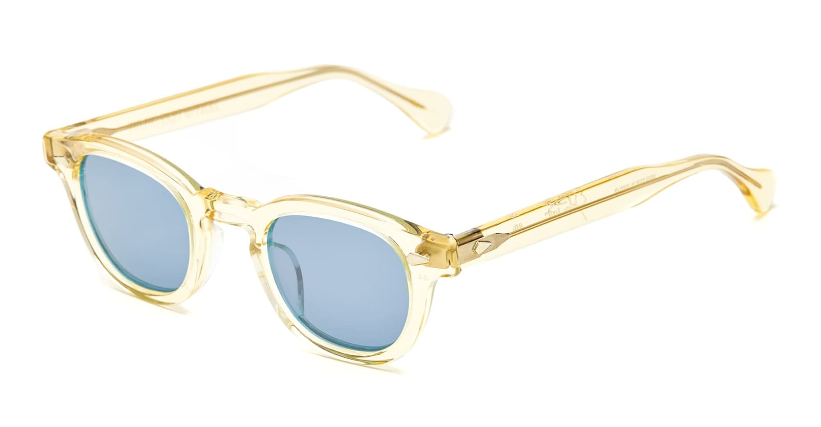 Julius Tart Optical Round-frame Sunglasses In Giallo