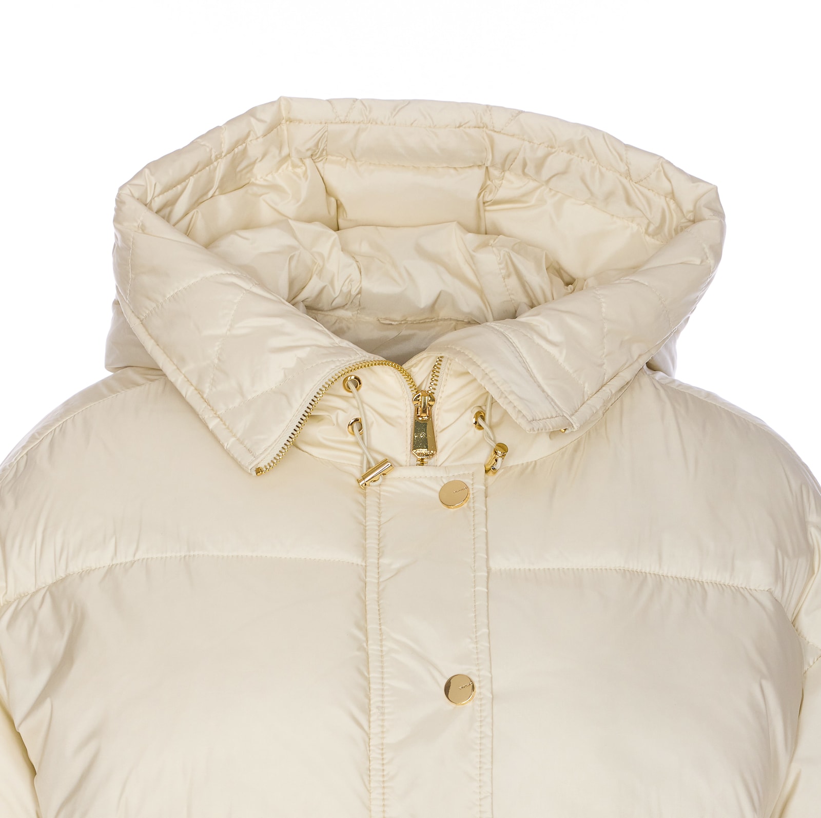 Pinko Impasto Down Jacket In Neutral
