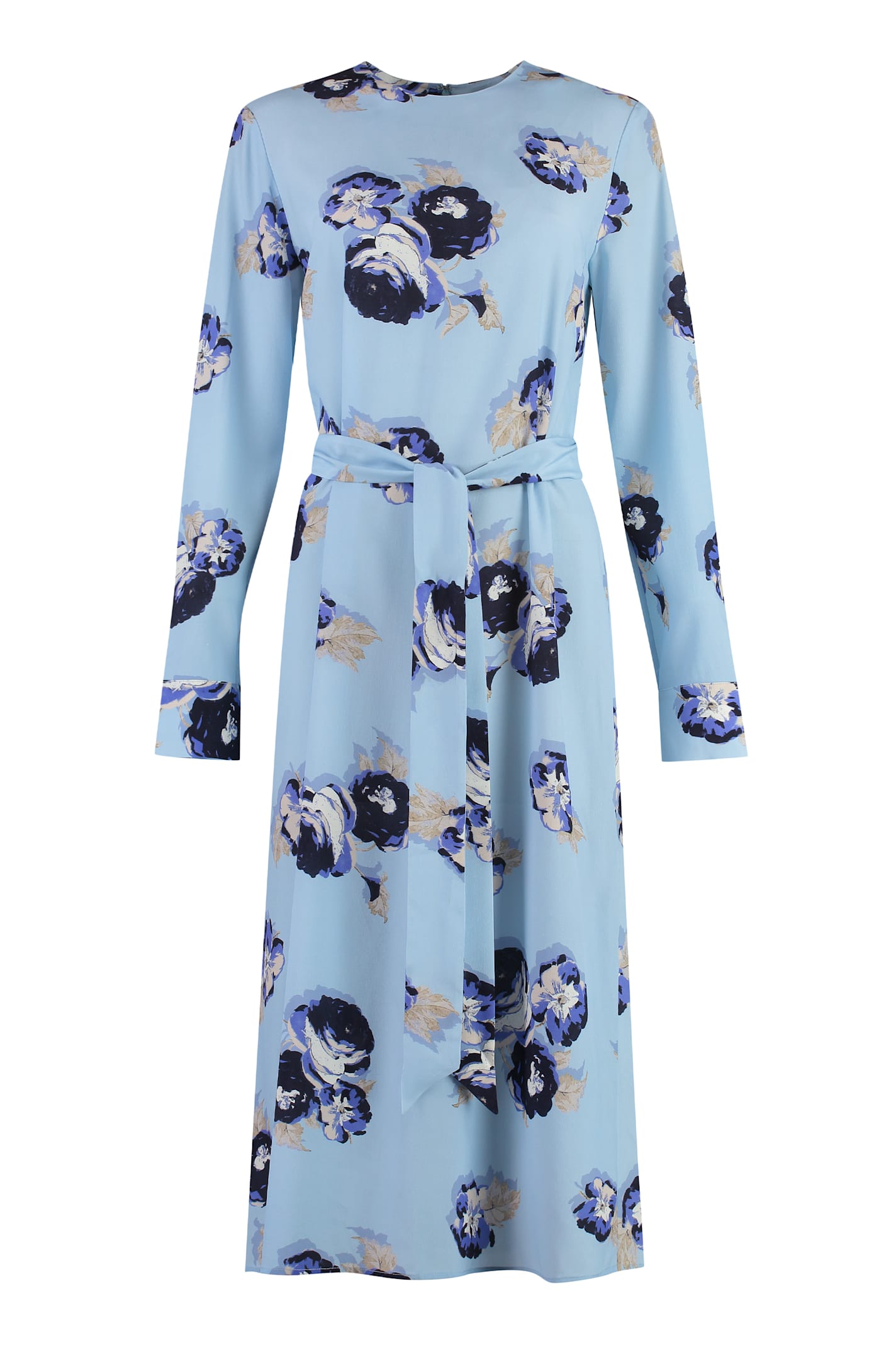 Alfieri & St. John Printed Silk Dress