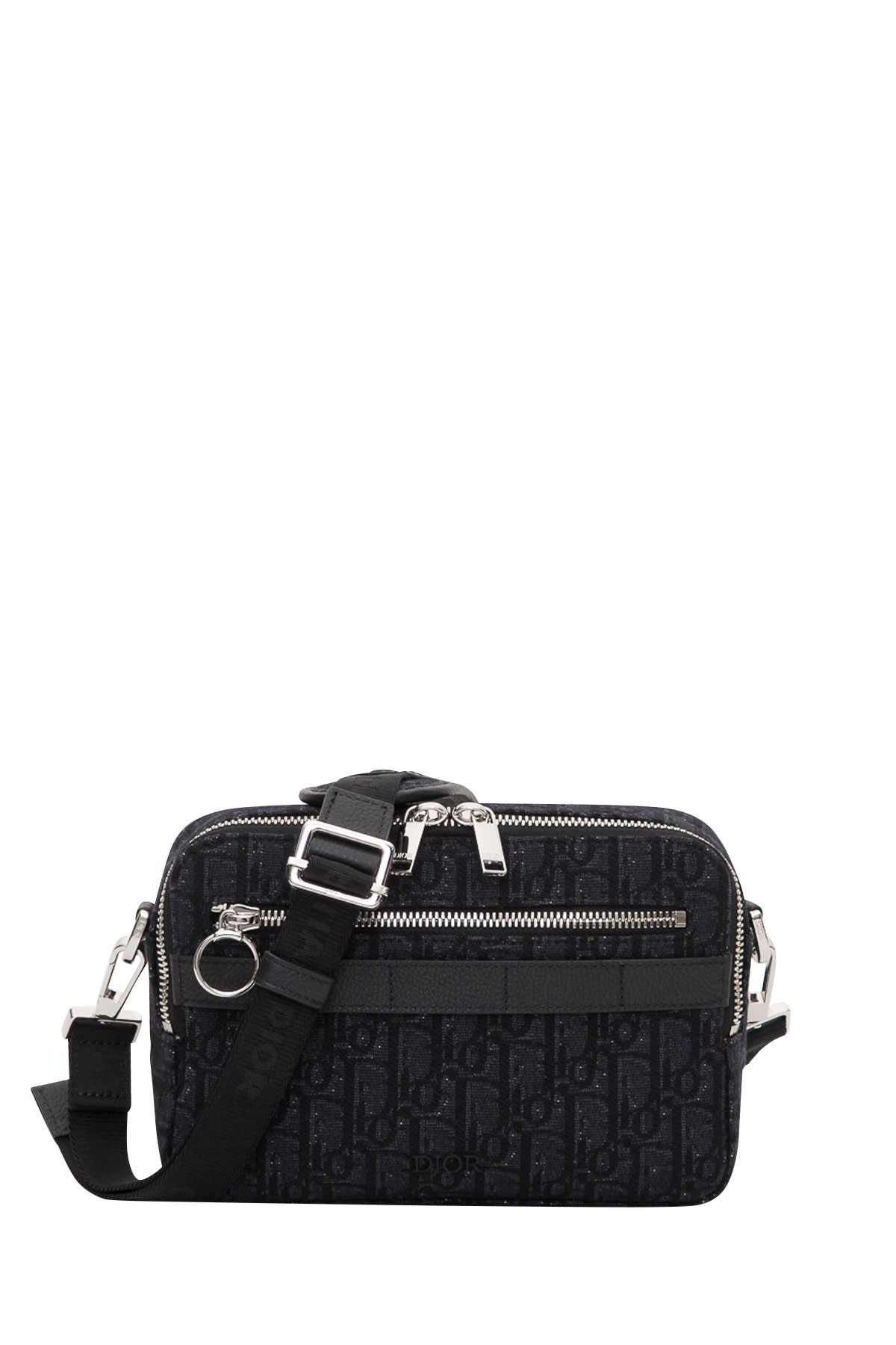 Dior Camera Bag In Oblique Canvas In Nero | ModeSens