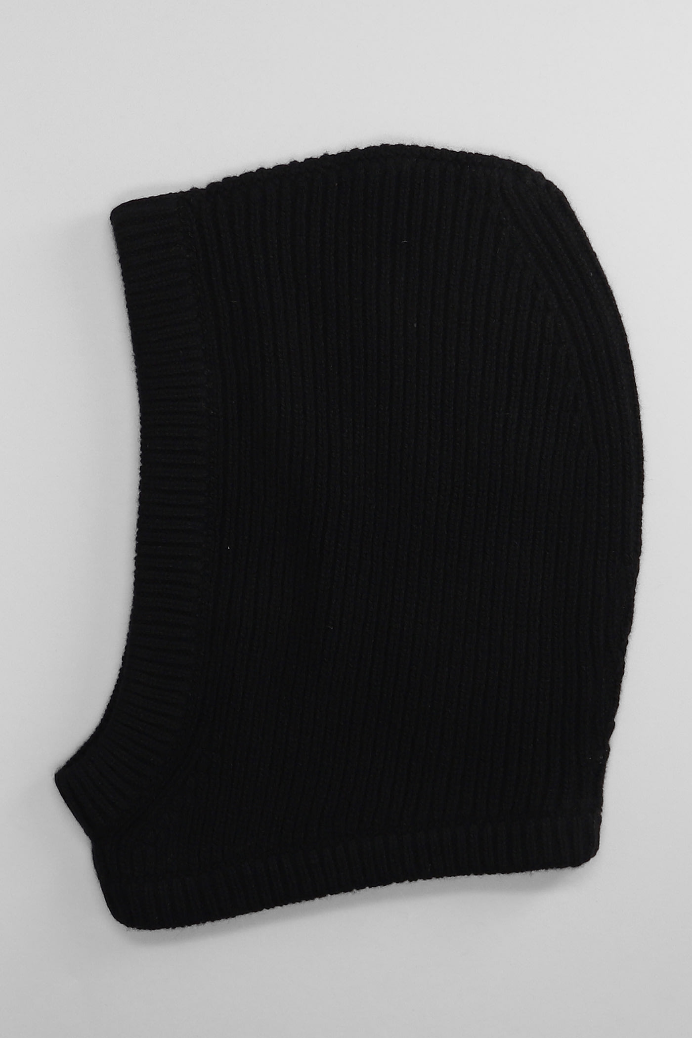 Shop Rick Owens Hood Hats In Black Cashmere