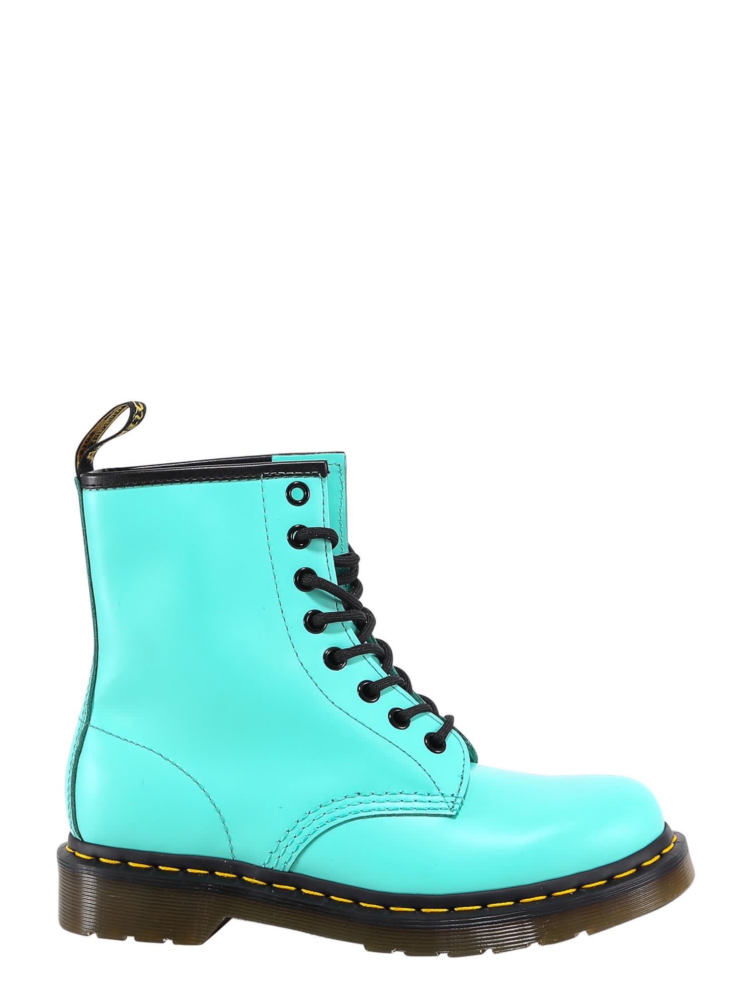 DR. MARTENS' ANKLE BOOTS,DMS1460PGSM26069983 GREEN