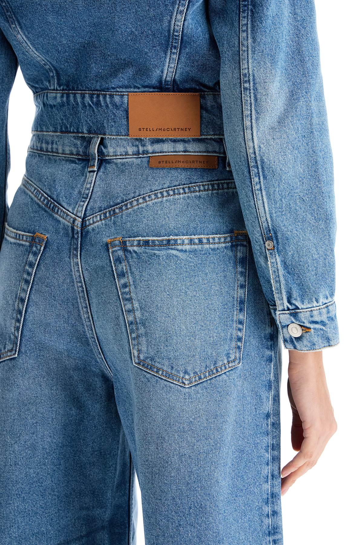Stella Mccartney Distressed Cropped Jeans With A In Medium Vintage Blue (blue)