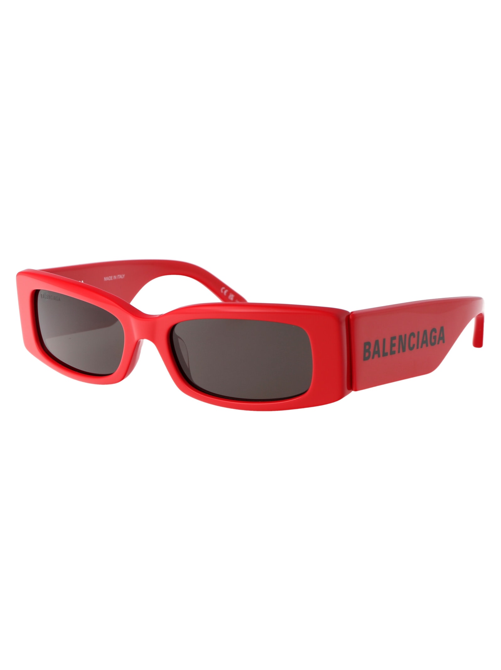 Shop Balenciaga Bb0260s Sunglasses In 005 Red Red Grey