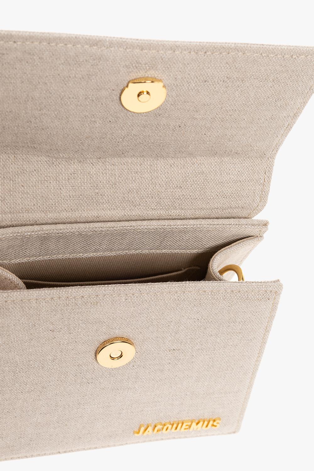 Shop Jacquemus Le Chiquito Noeud Shoulder Bag In Grey