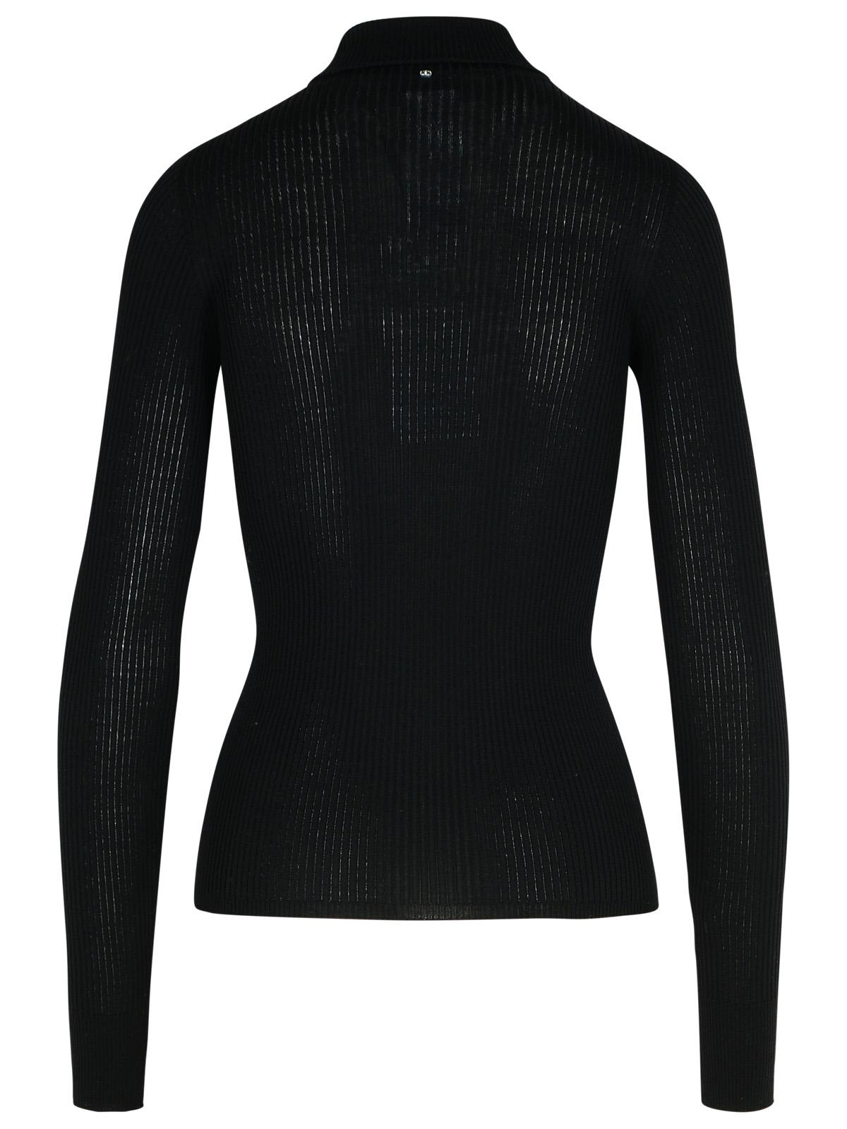 Shop Sportmax Flavia Black Virgin Wool Sweater