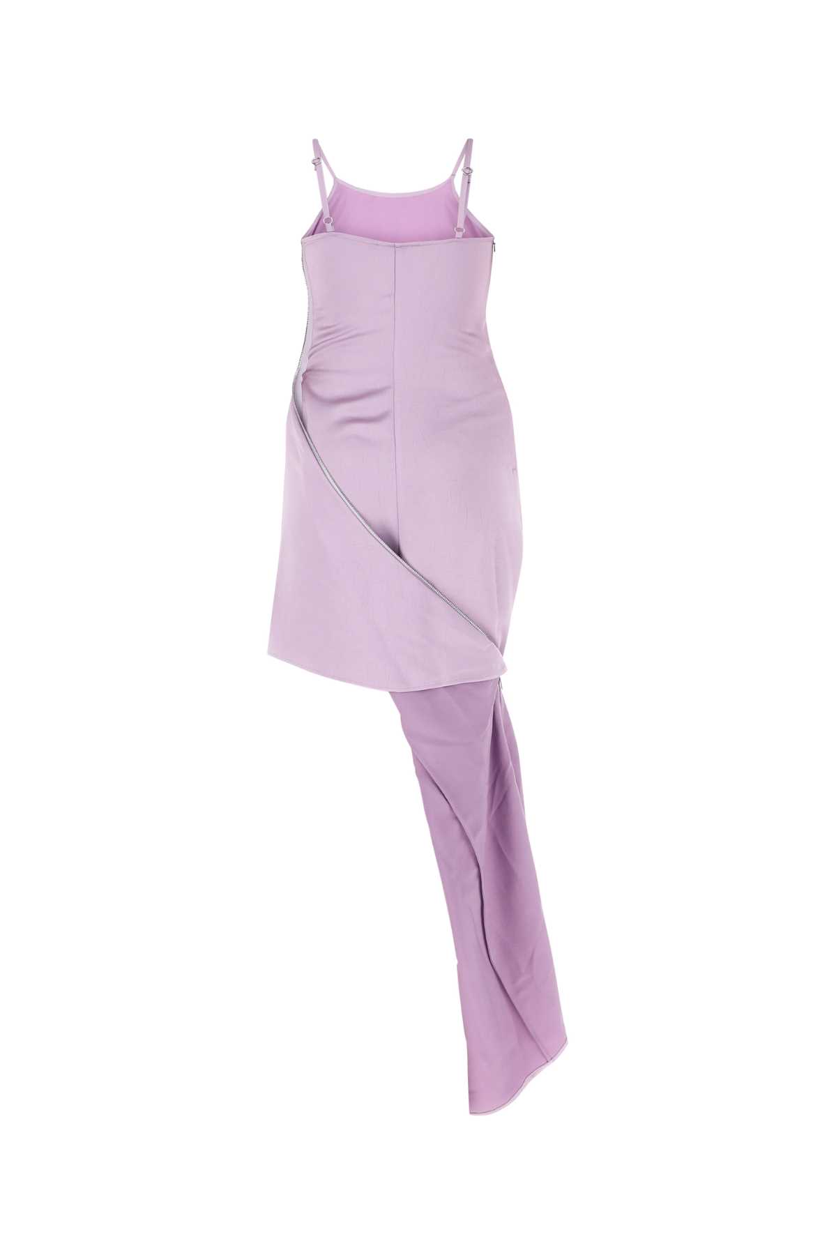 Jw Anderson Lilac Satin Dress In 730