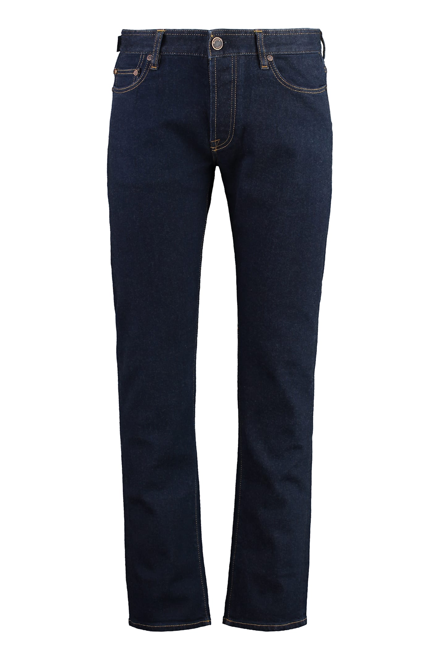 Moorer Pilon 5-pocket Jeans In Blue