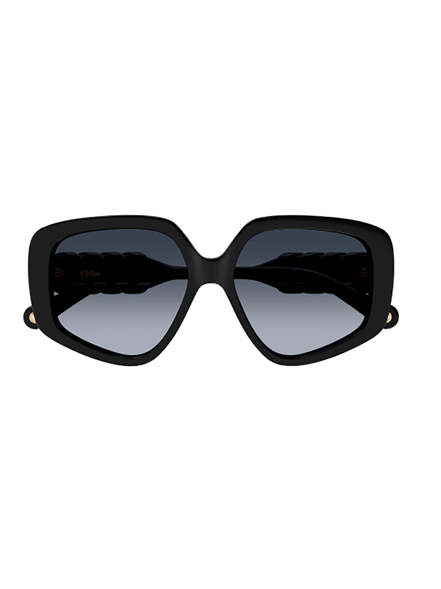 Chloé Ch0210s Sunglasses In Black Black Grey