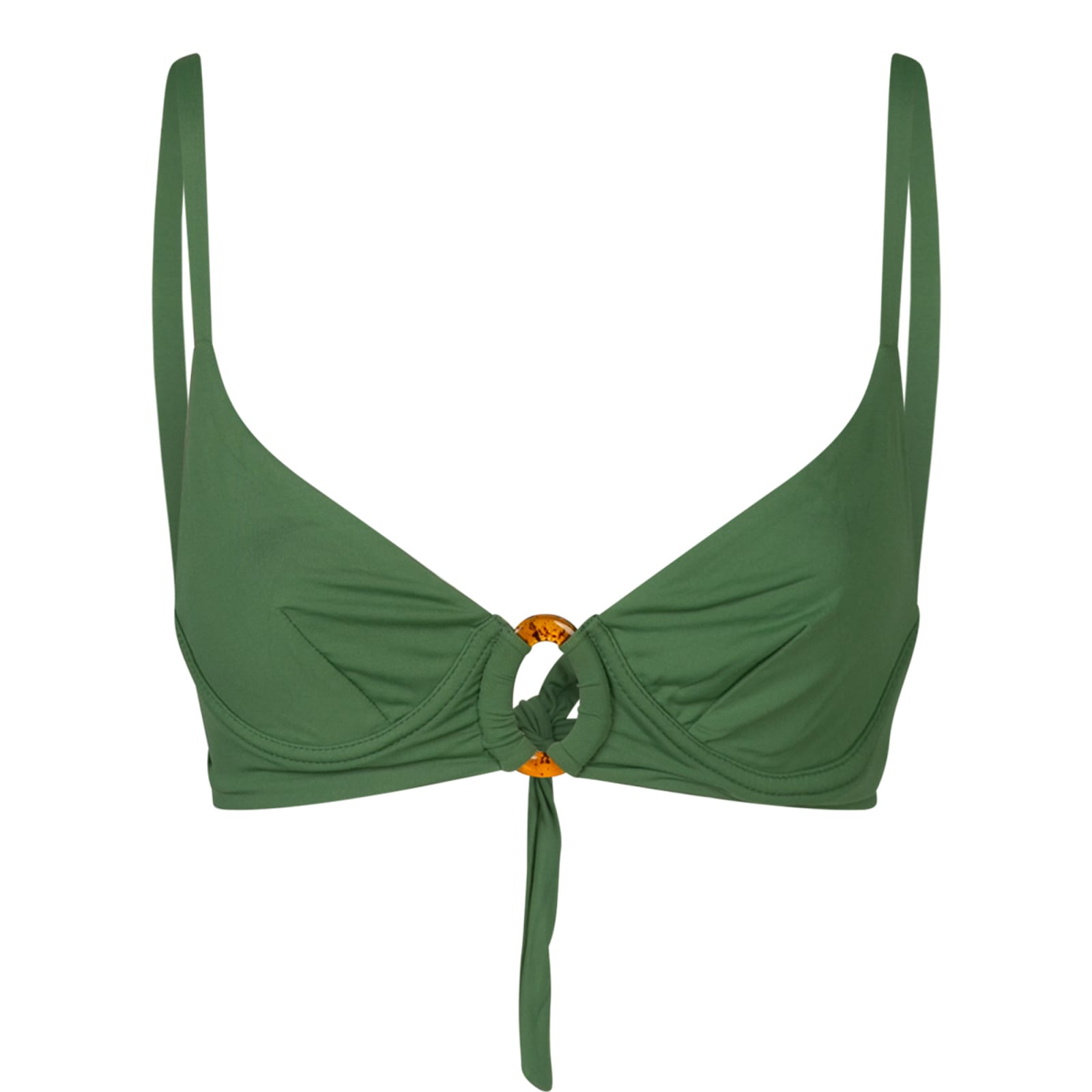 Shop Fisico Cristina Ferrari Bikini Con Ferretto E Anello In Cactus