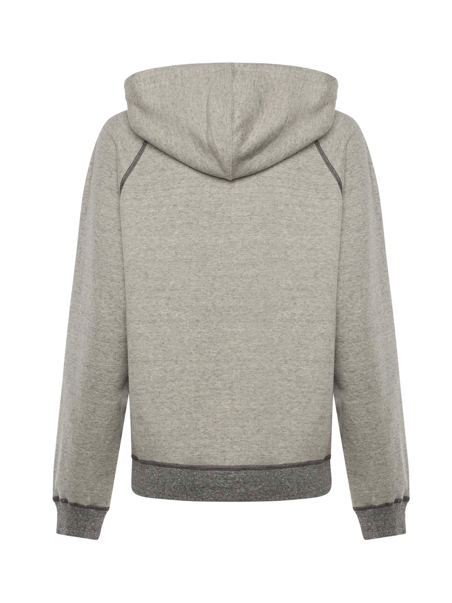 Chloé Cotton-blend Fleece Logo Sweatshirt In Gray