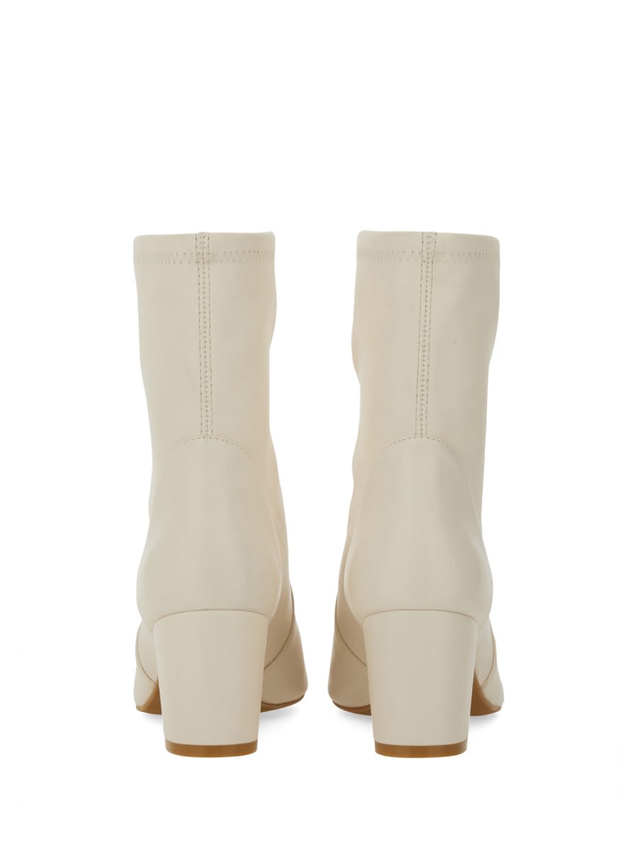 Stuart Weitzman Yuliana Ankle Bootie In White