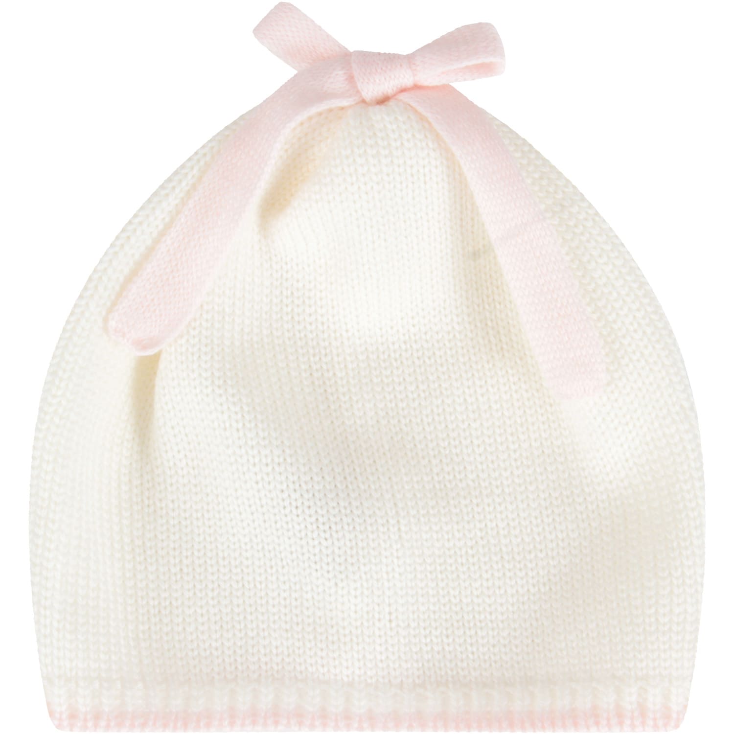 Little Bear Multicolor Hat For Baby Girl With Bow