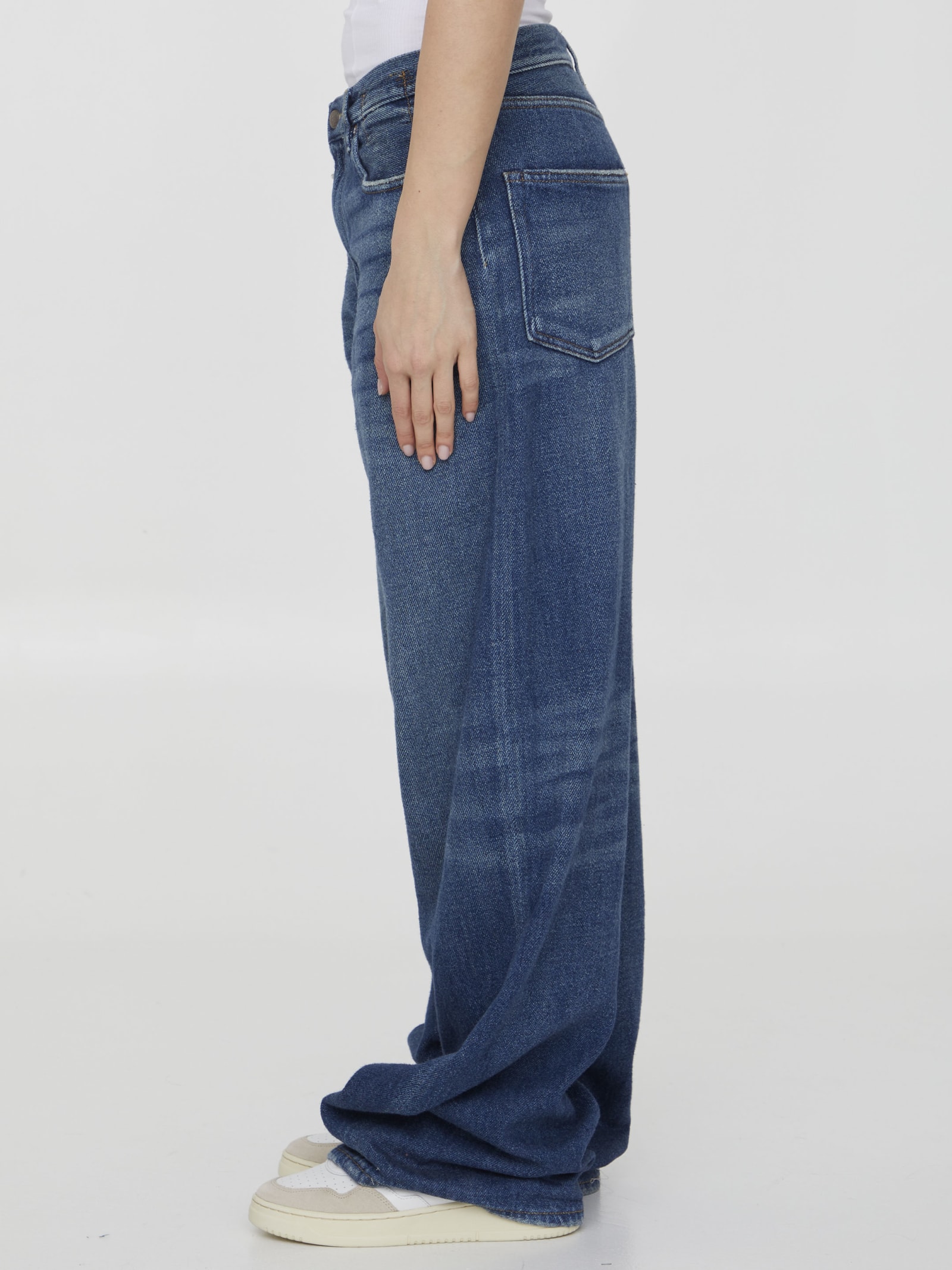 Shop R13 Blue Denim Jeans In Light Blue