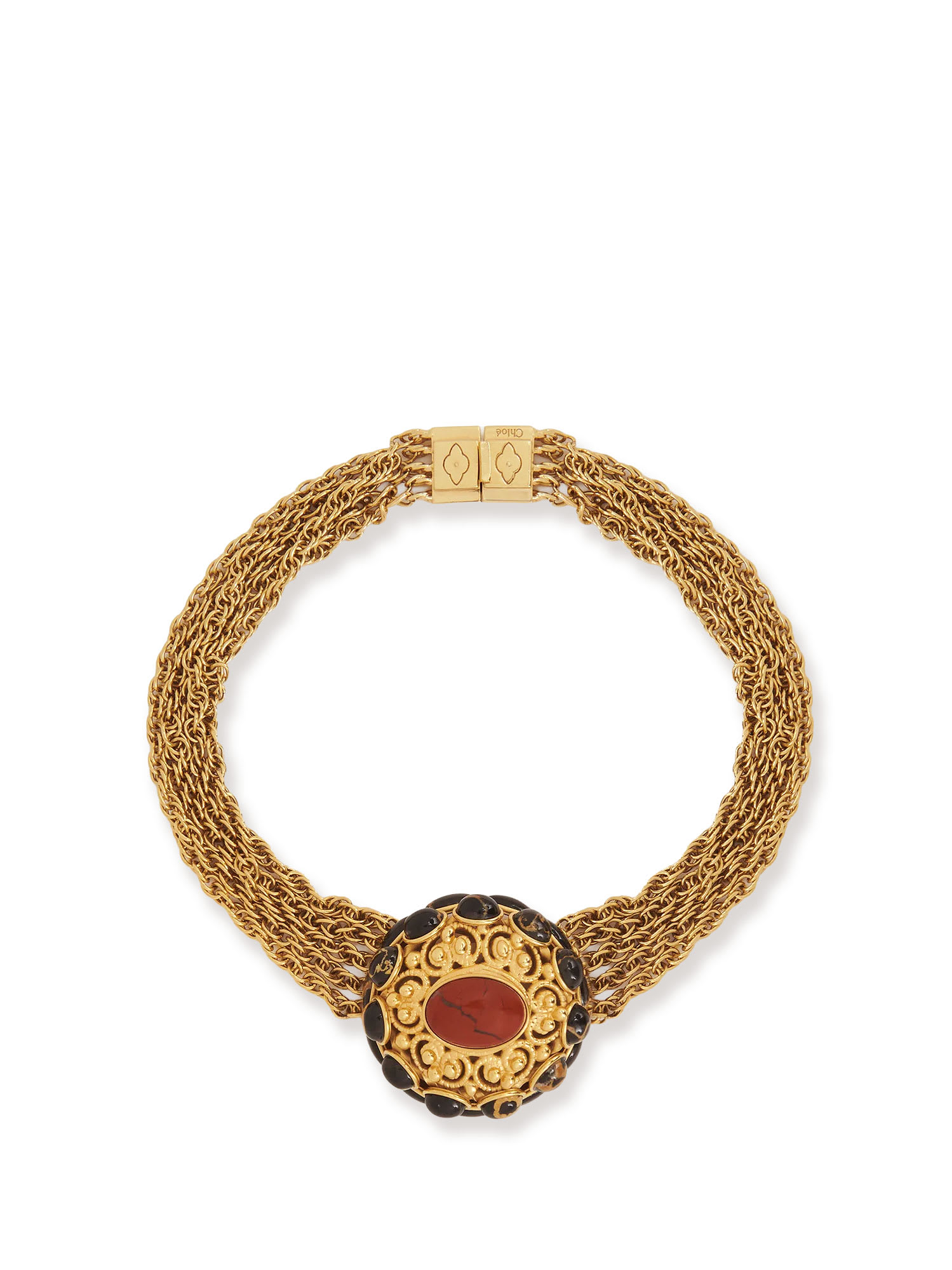 Chloé Magnificent Brass Necklace