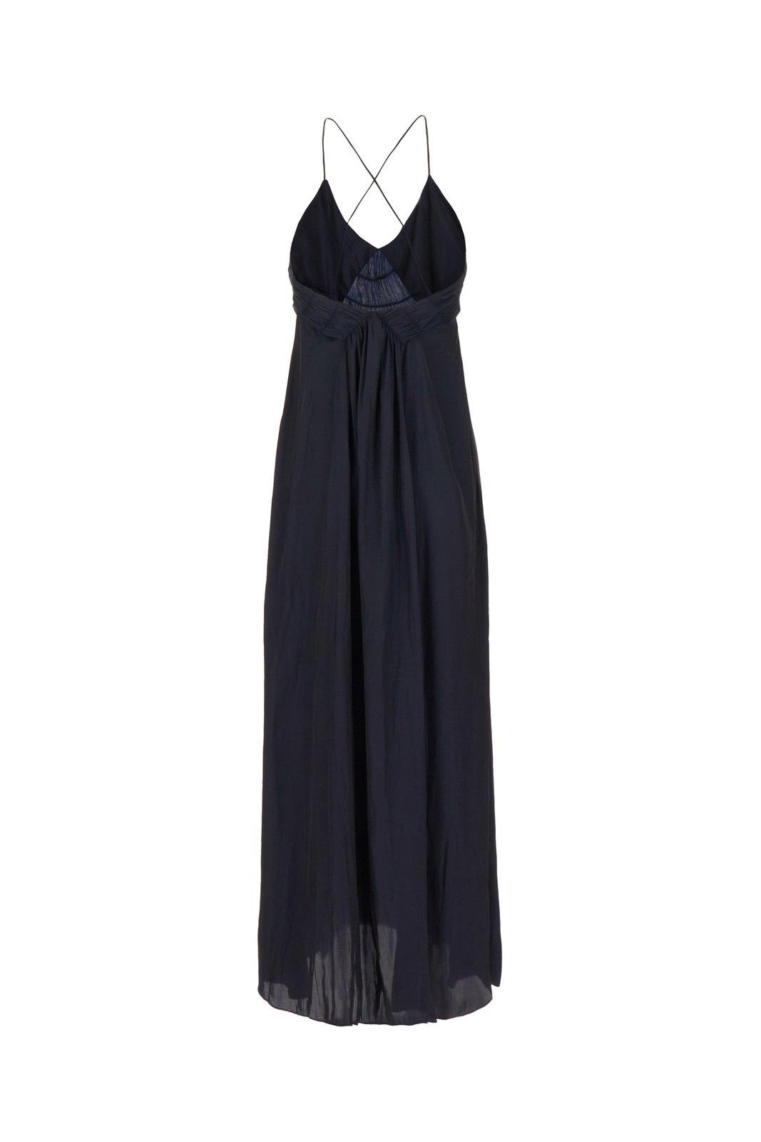 Shop Zadig &amp; Voltaire Sleeveless Maxi Dress In Encre