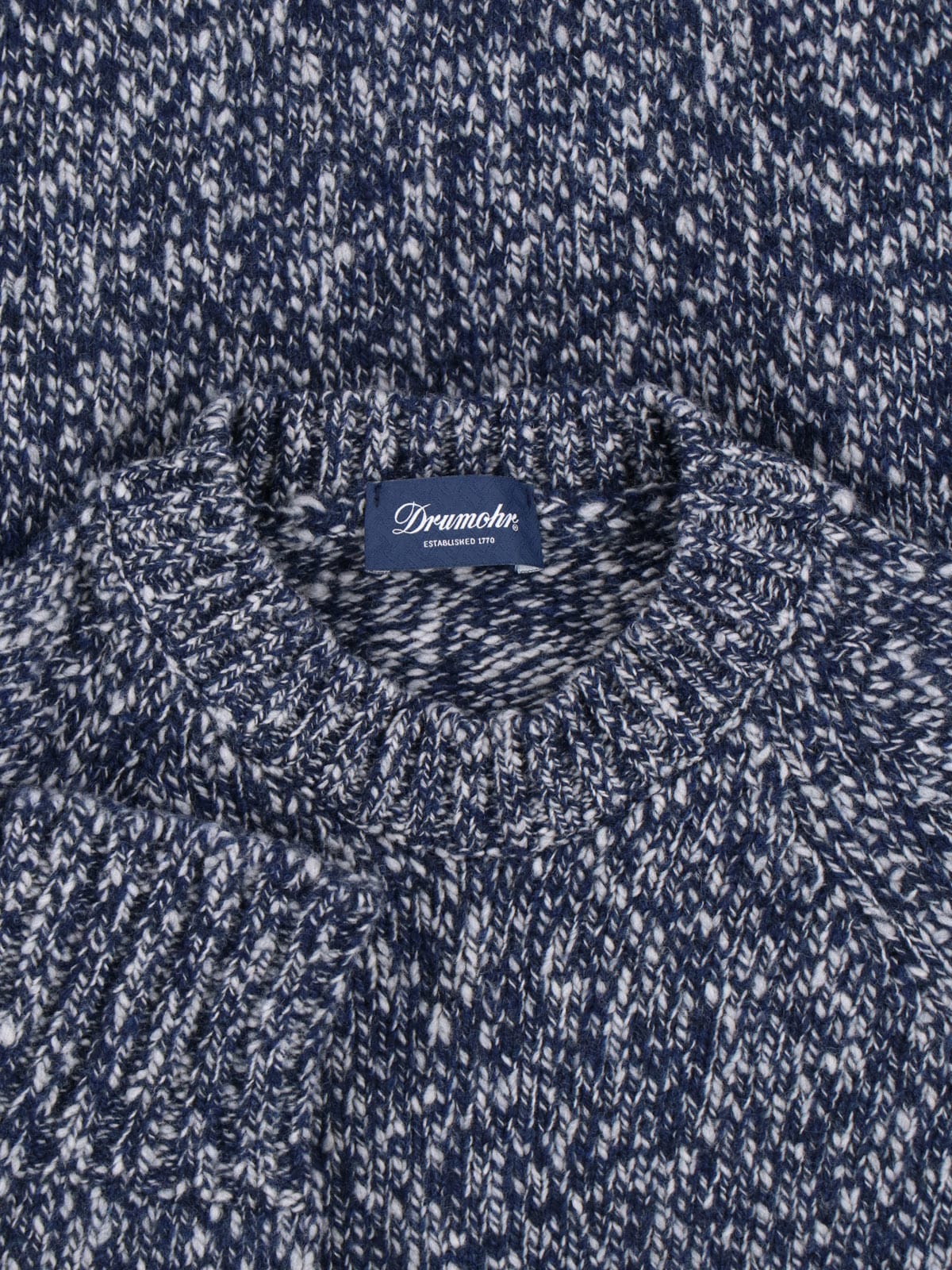Drumohr Wool Sweater In Blue