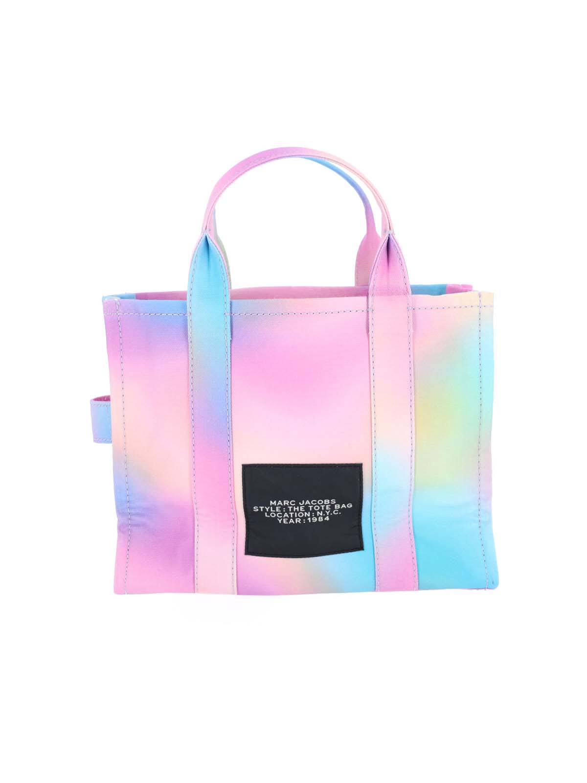 Marc Jacobs Medium Tote Bag The Airbrush Canvas In Multi