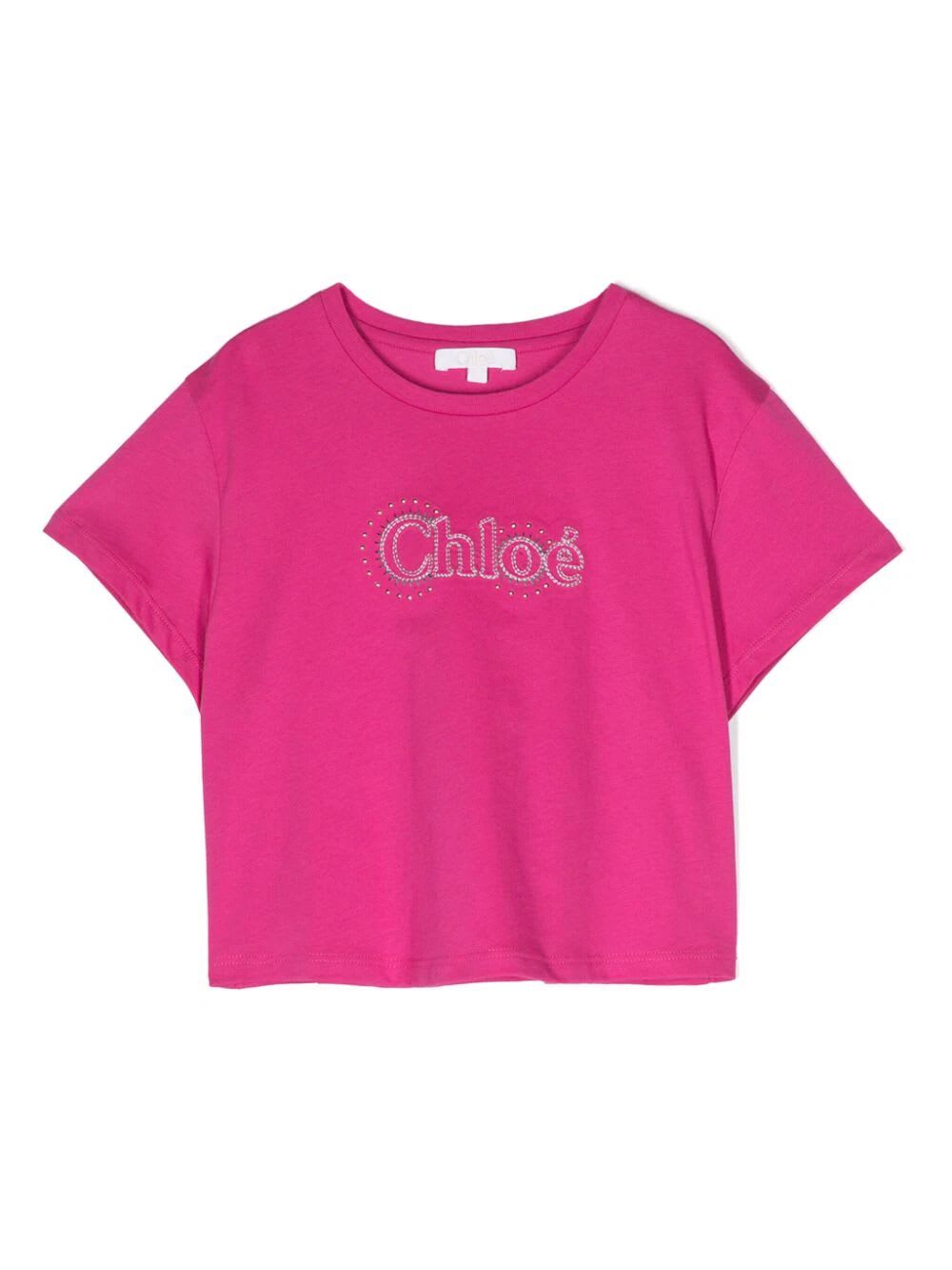 Shop Chloé Short Sleeves T-shirt In L Pink