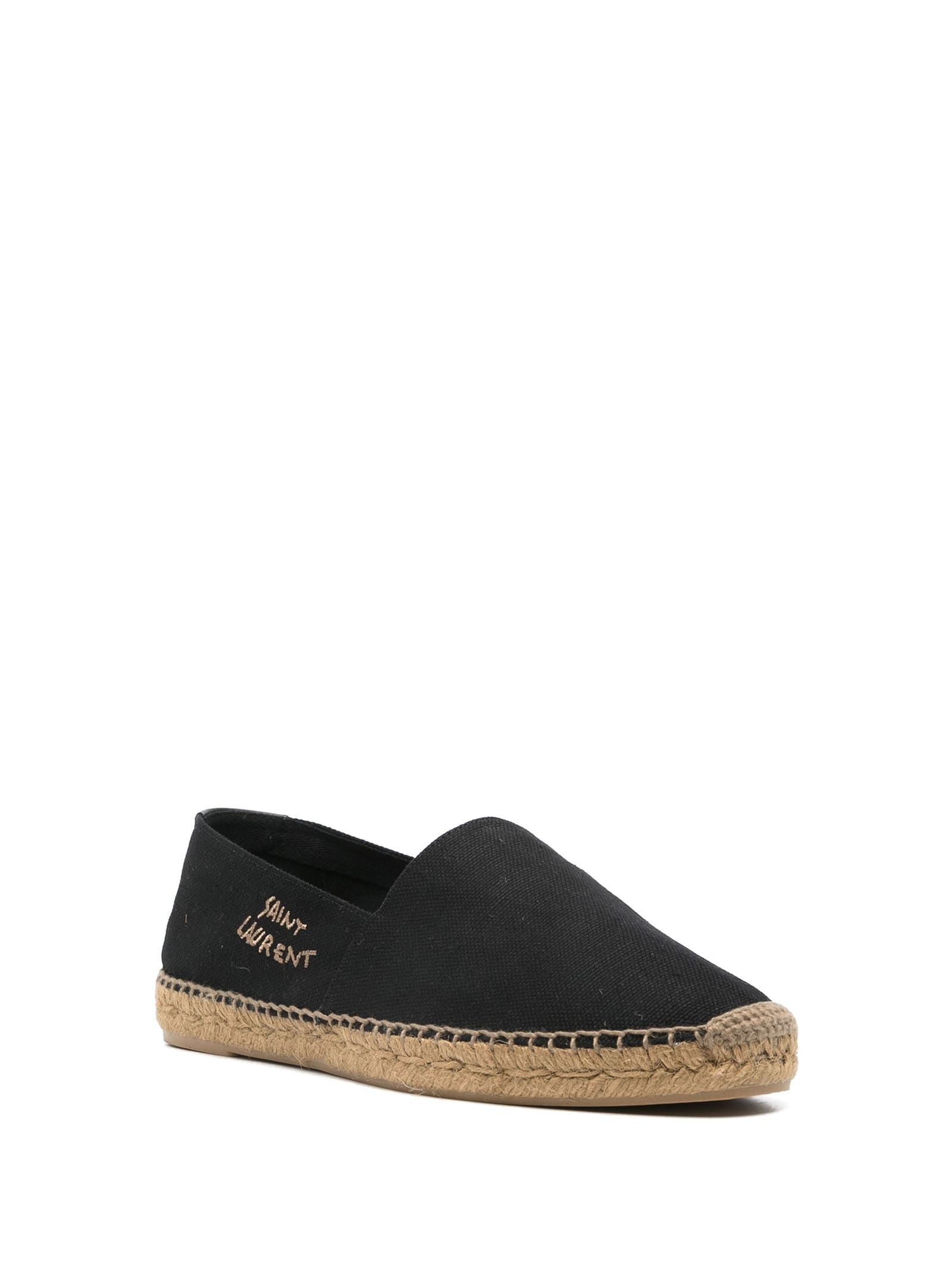 Shop Saint Laurent Loafers In Nero Nero