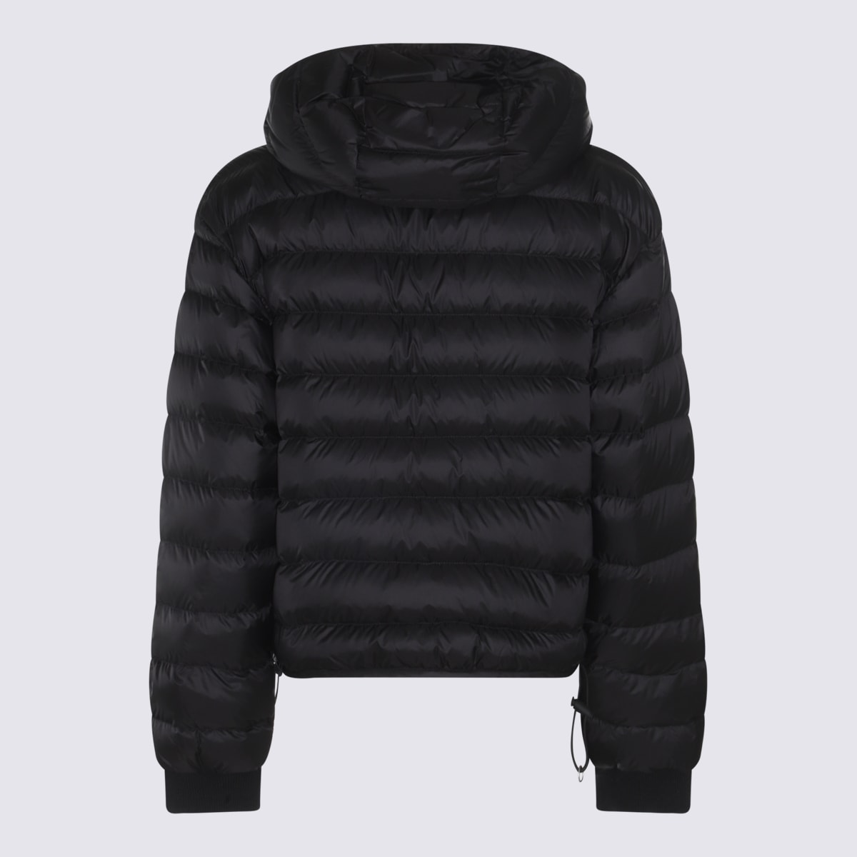 Shop Palm Angels Black Down Jacket