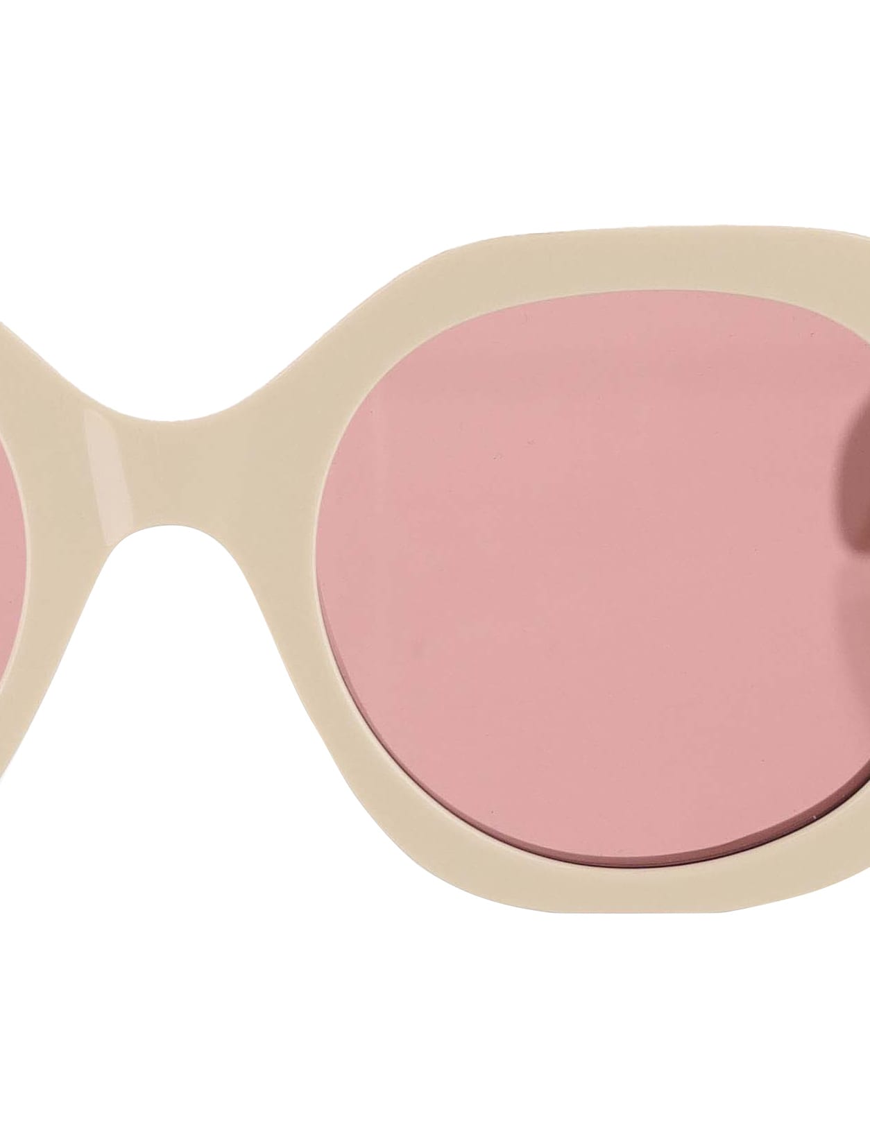 Shop Chloé Naomy Sunglasses In Ivory/borgundy In White